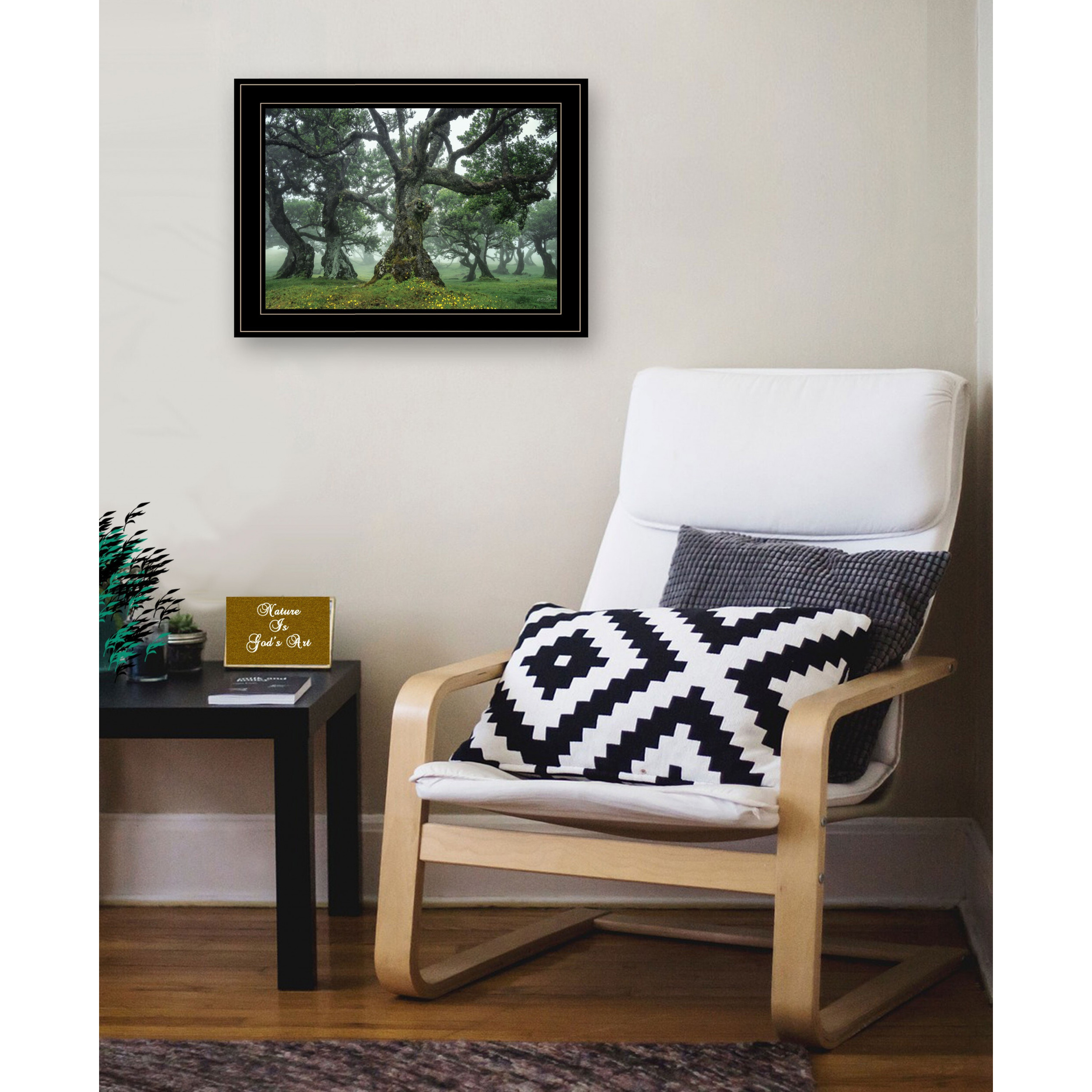 Enchanted Forest I 4 Black Framed Print Wall Art