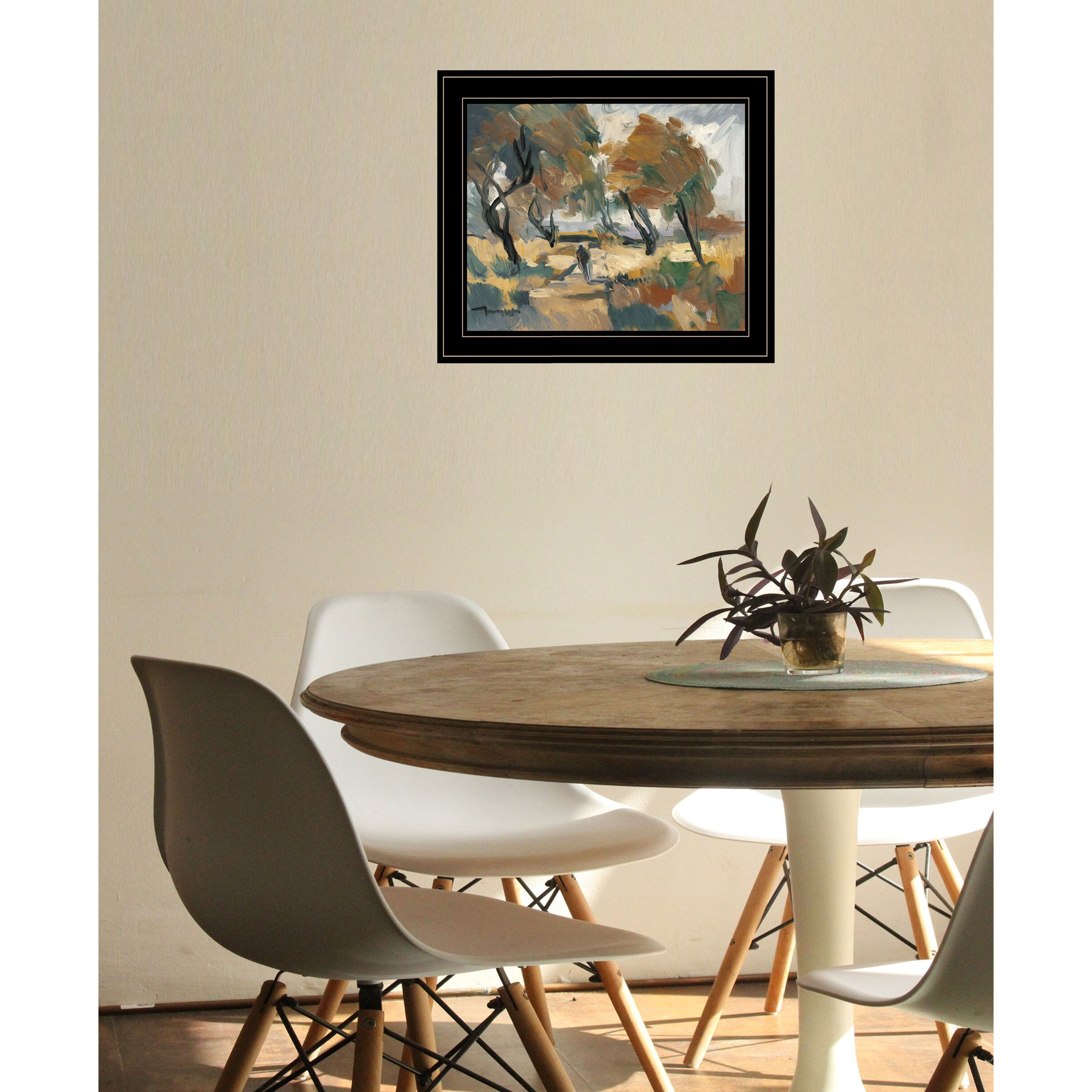 Early Walk 3 Black Framed Print Wall Art