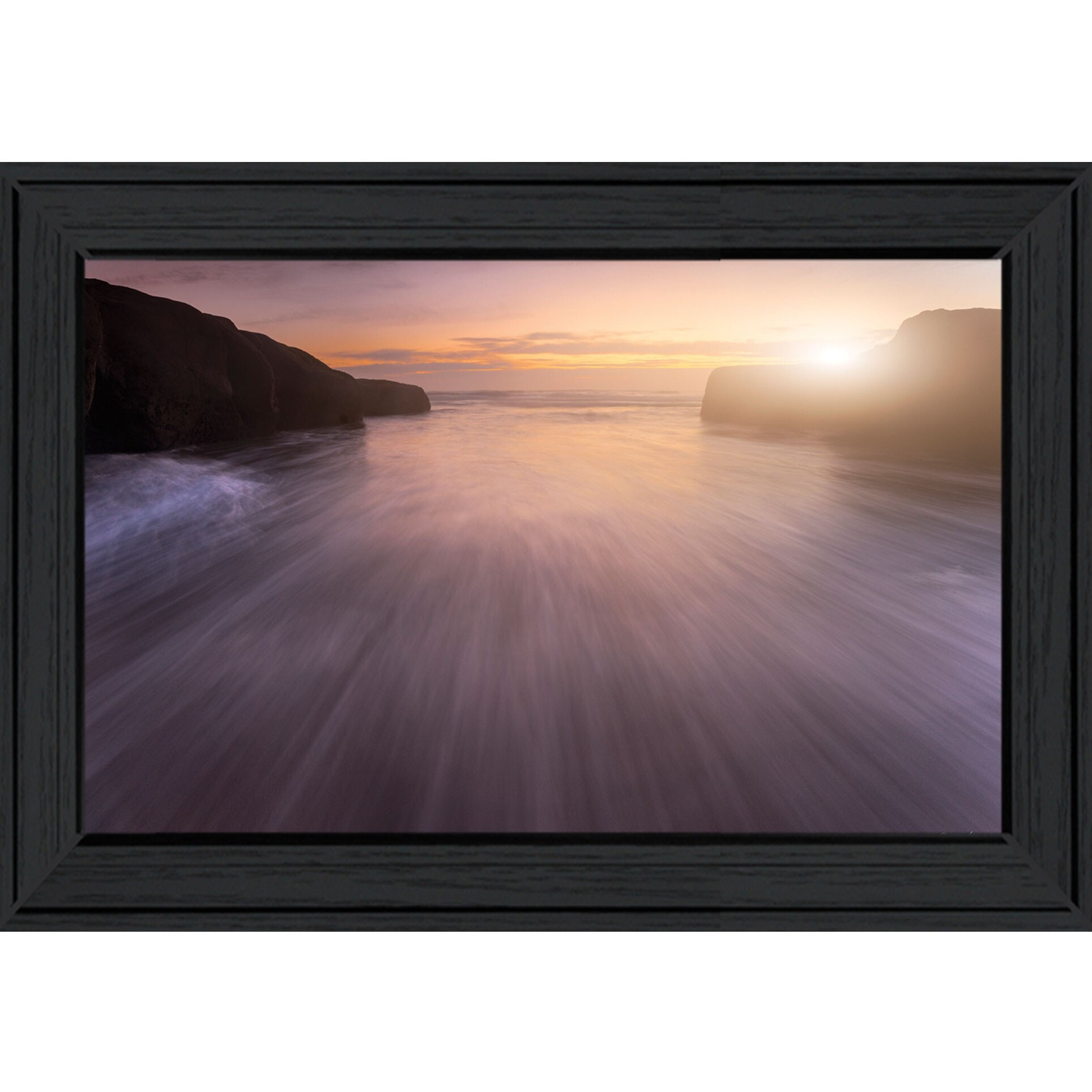 The Future 2 Black Framed Print Wall Art