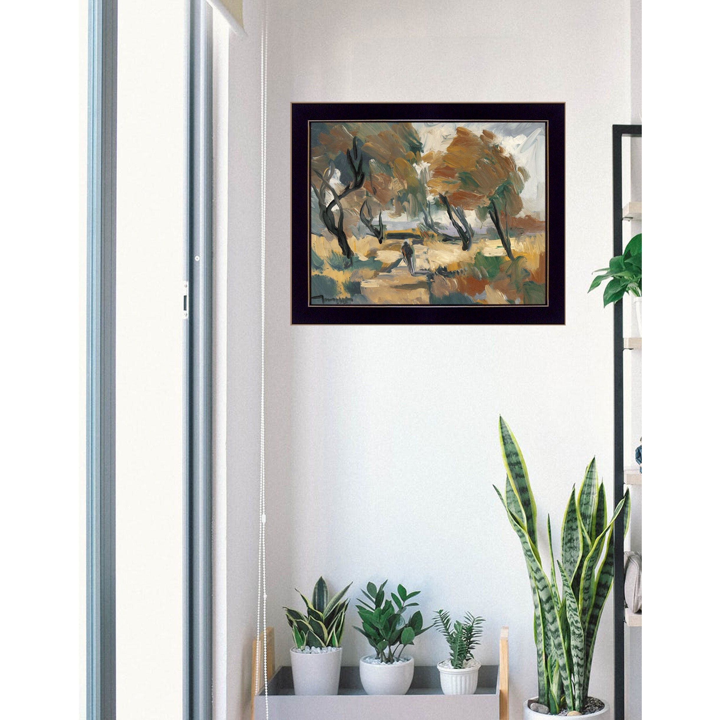 Early Walk 1 Black Framed Print Wall Art