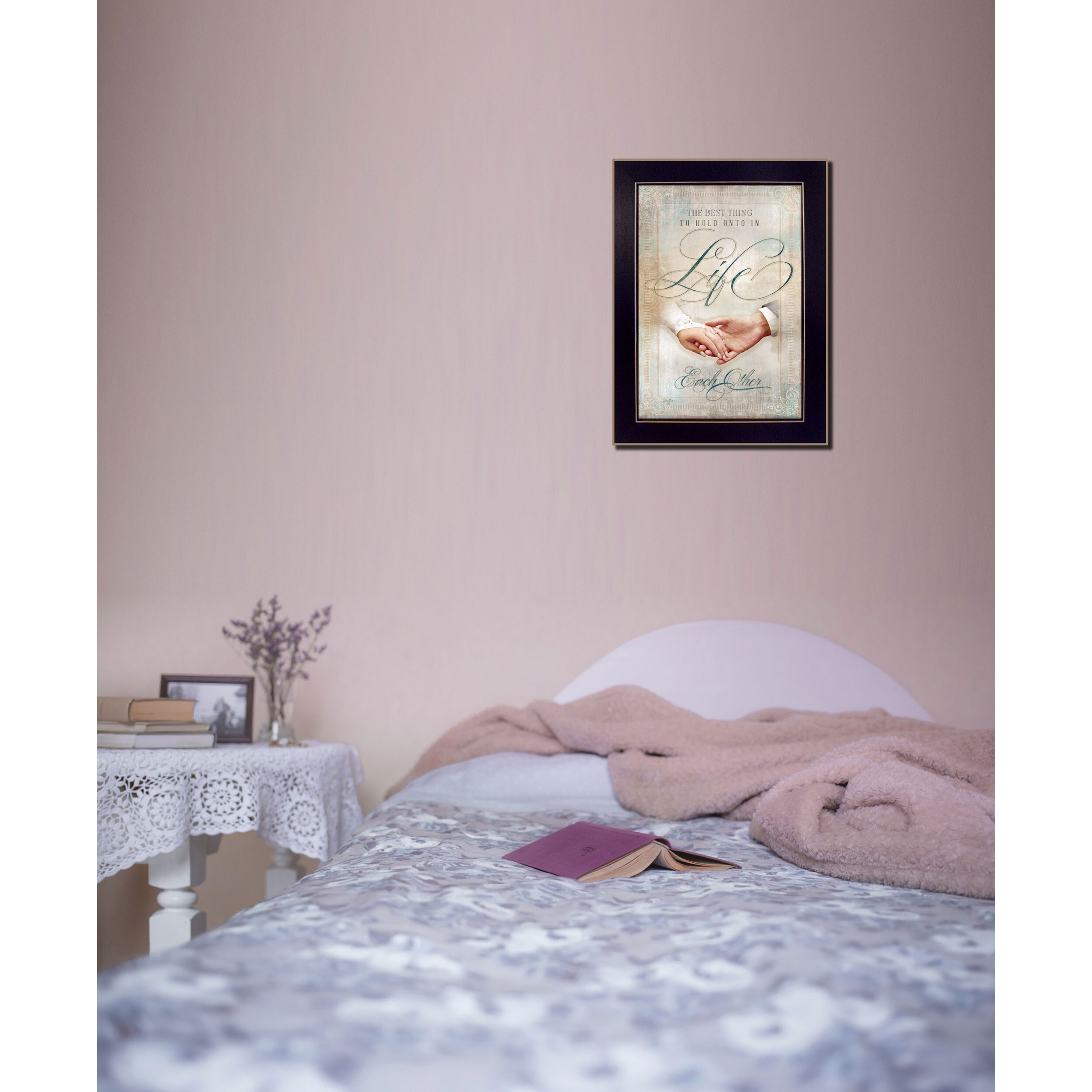 Each Other 1 Black Framed Print Wall Art