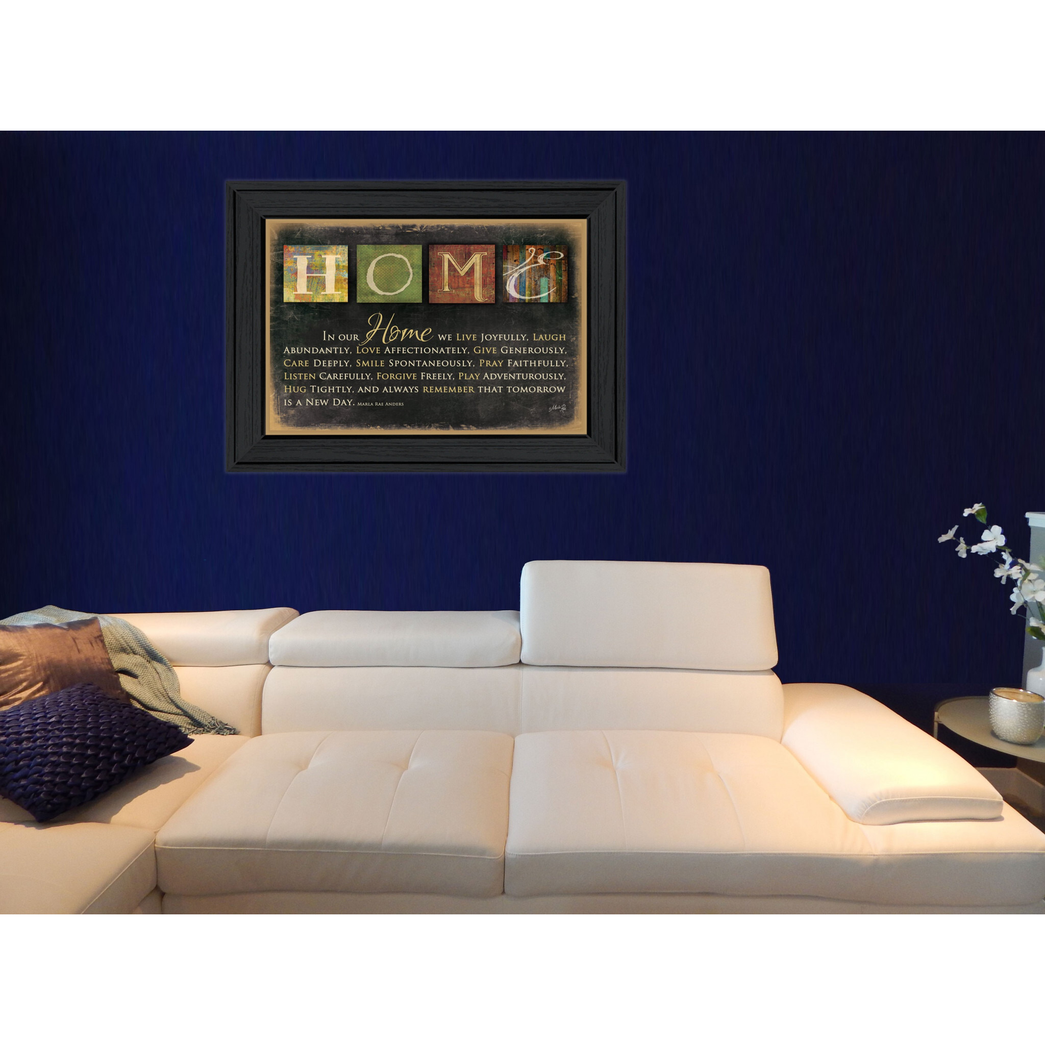 In Our Home 6 Black Framed Print Wall Art