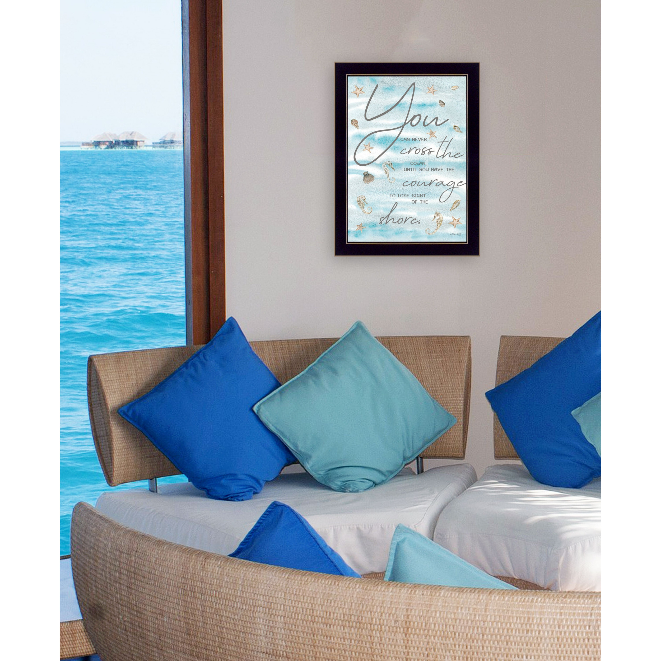 You Can Never 1 Black Framed Print Wall Art