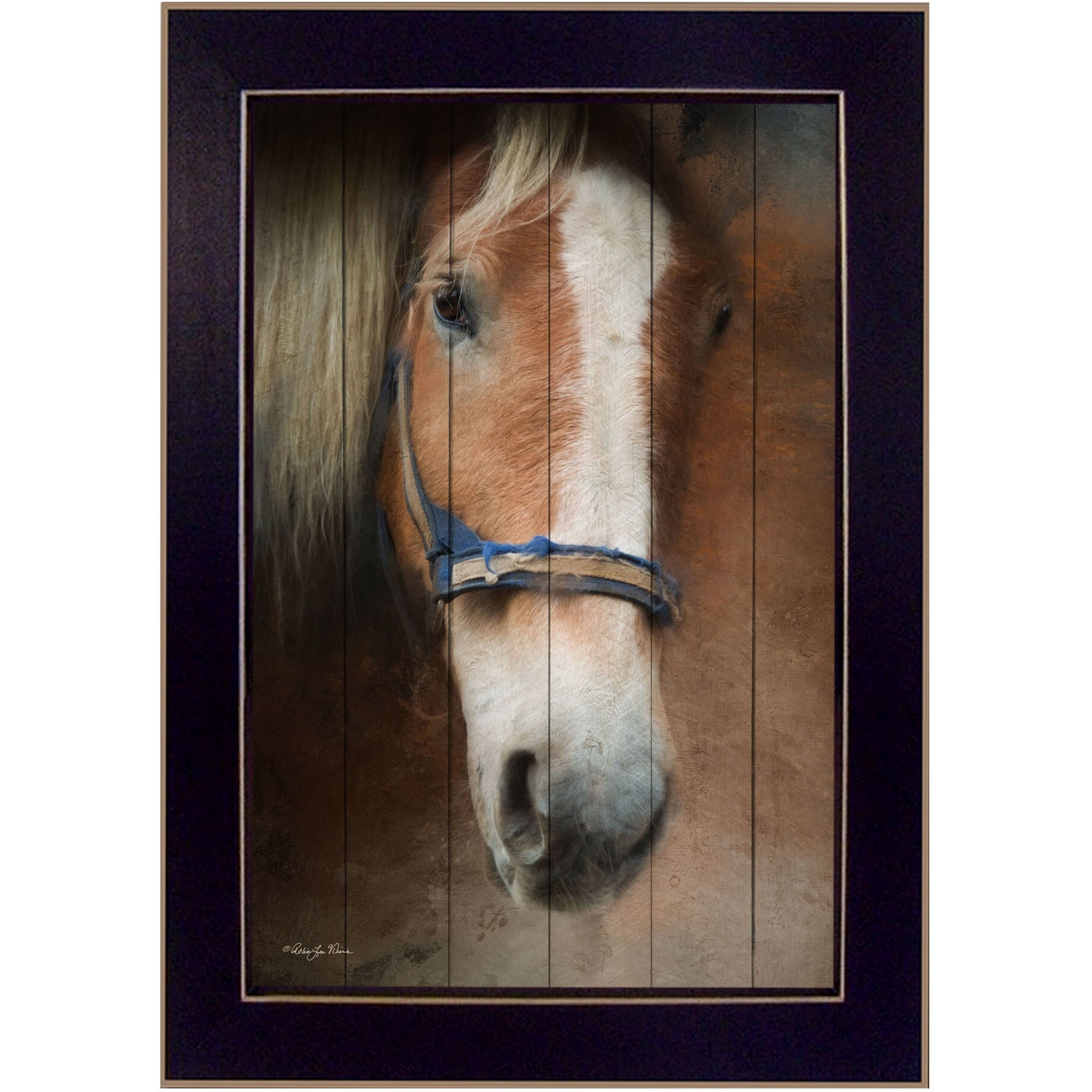 Blaze Black Framed Print Wall Art