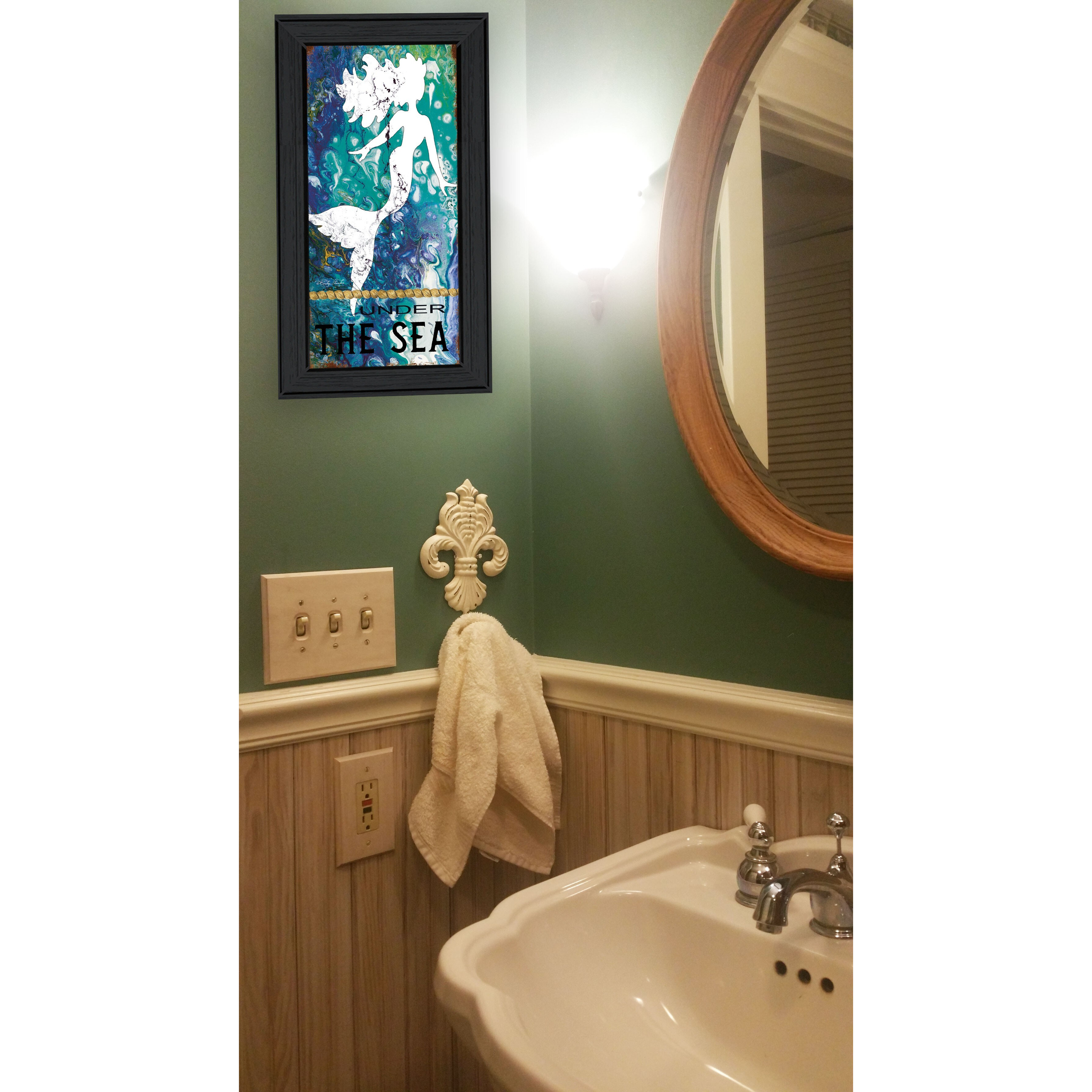 Under The Sea 2 Black Framed Print Wall Art