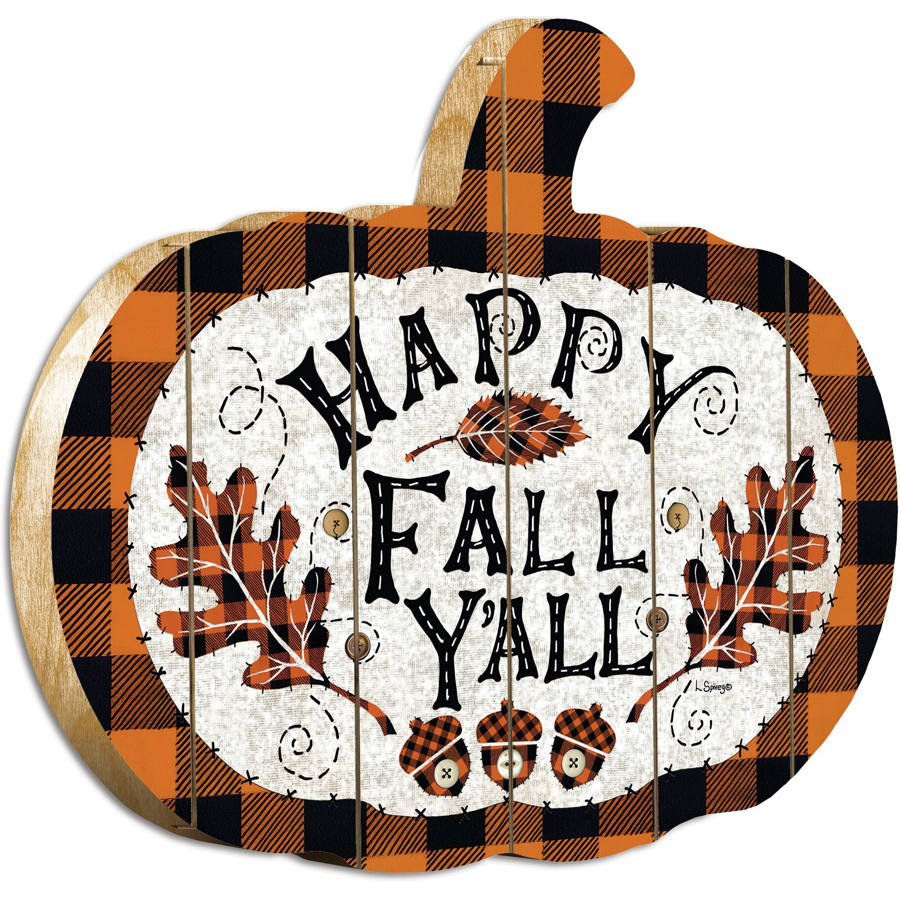 Happy Fall Y'All Unframed Print Wall Art