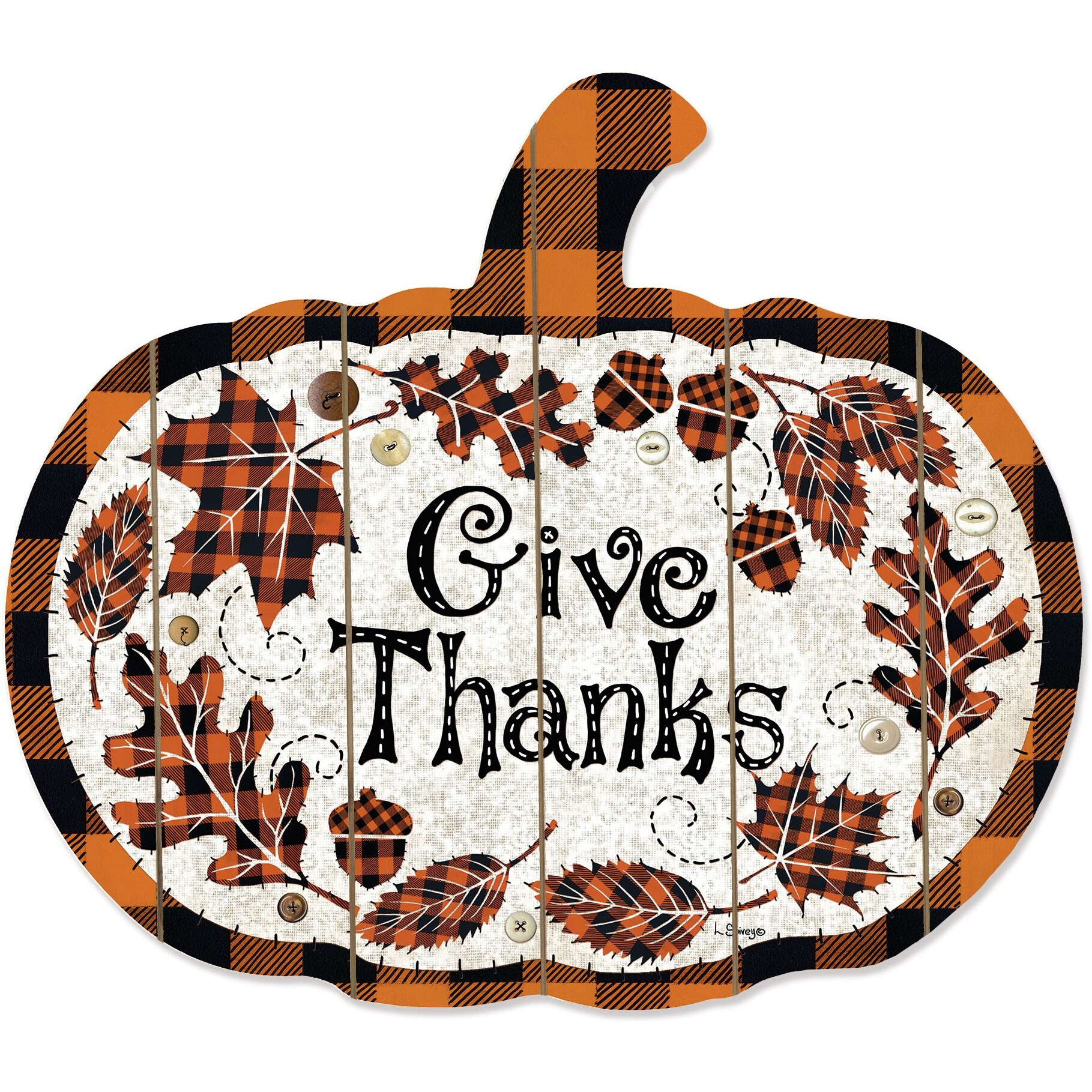 Give Thanks 2 Unframed Print Wall Art