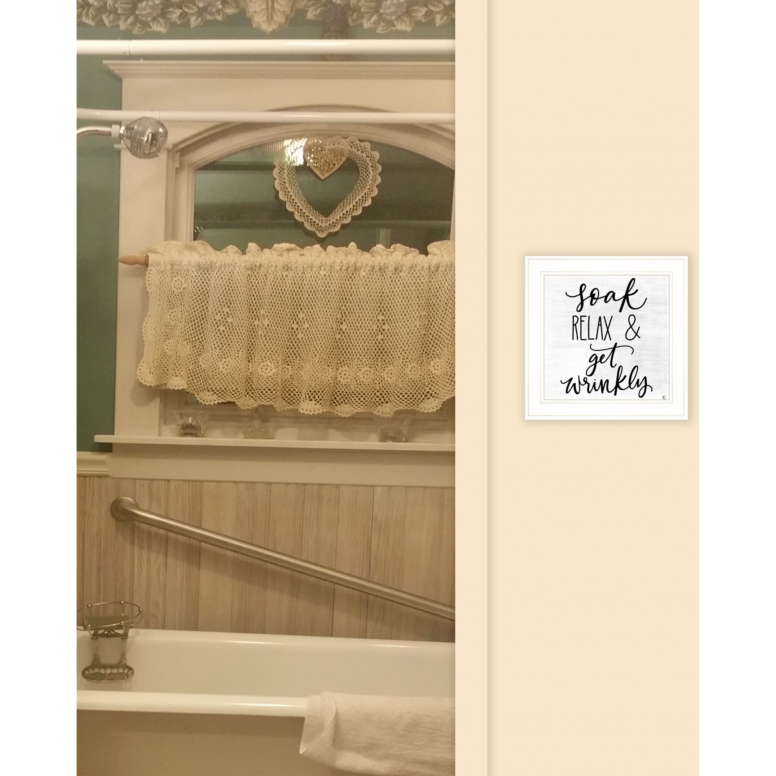 Lets Get Wrinkly 1 White Framed Print Wall Art