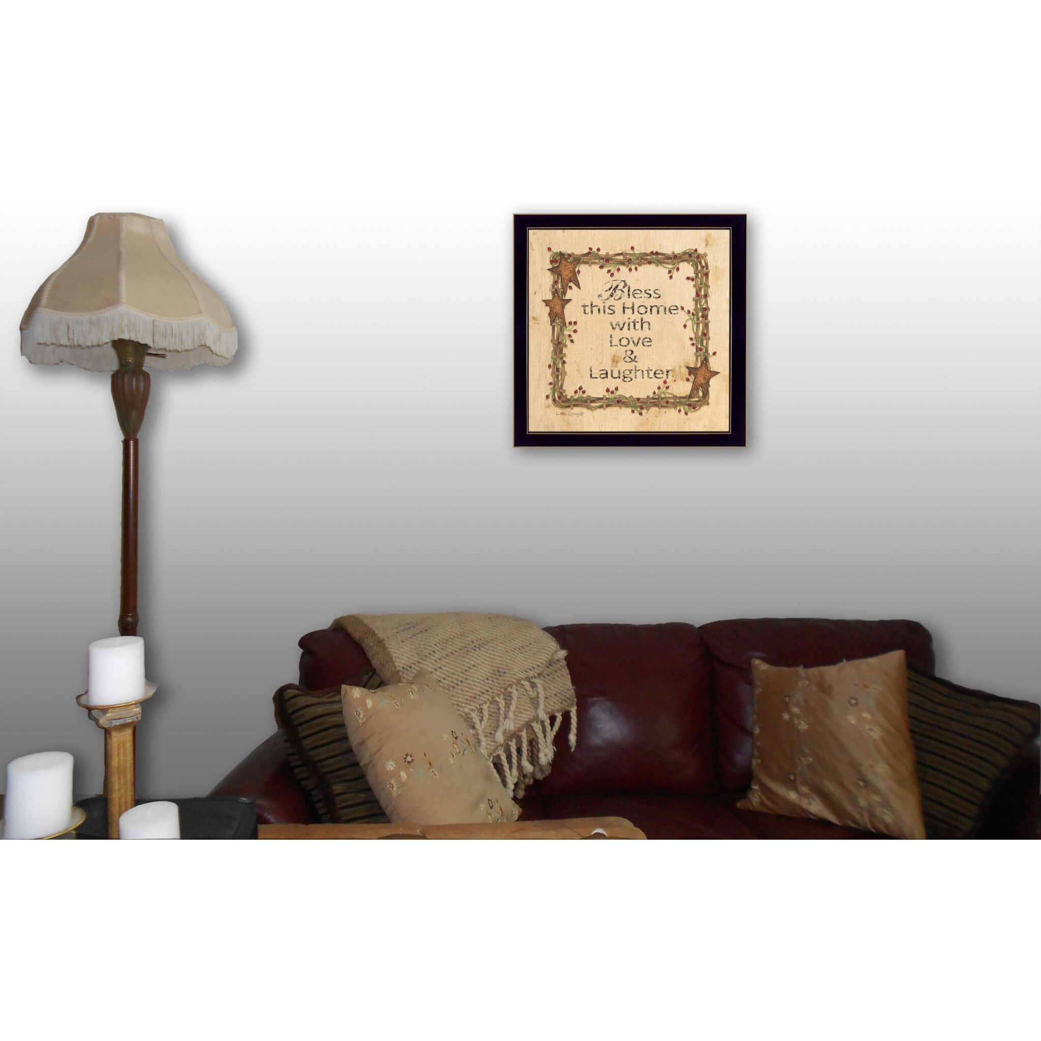 Bless This Home 2 Black Framed Print Wall Art