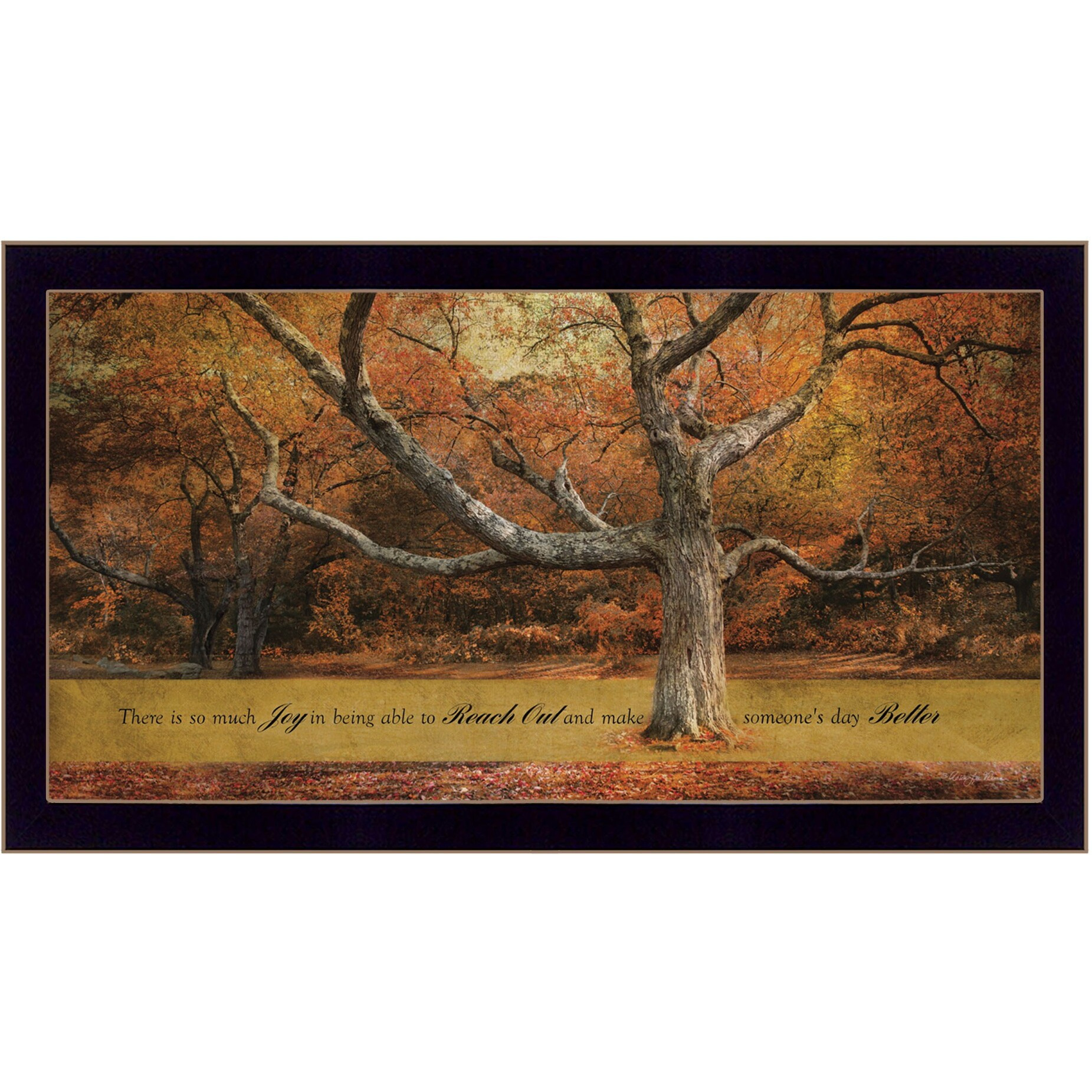 Reach Out 2 Black Framed Print Wall Art