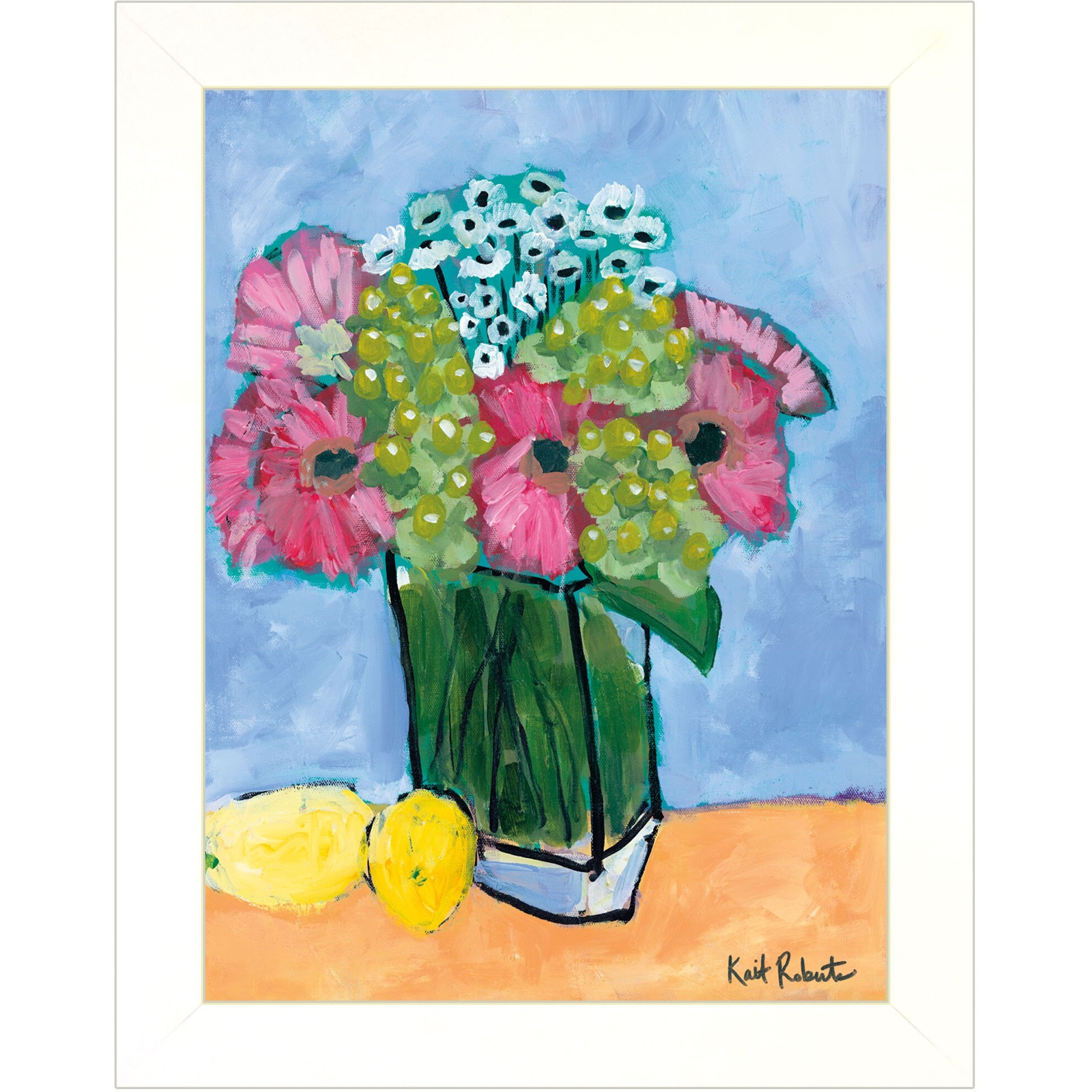 Kitchen Table Series Ii White Framed Print Wall Art