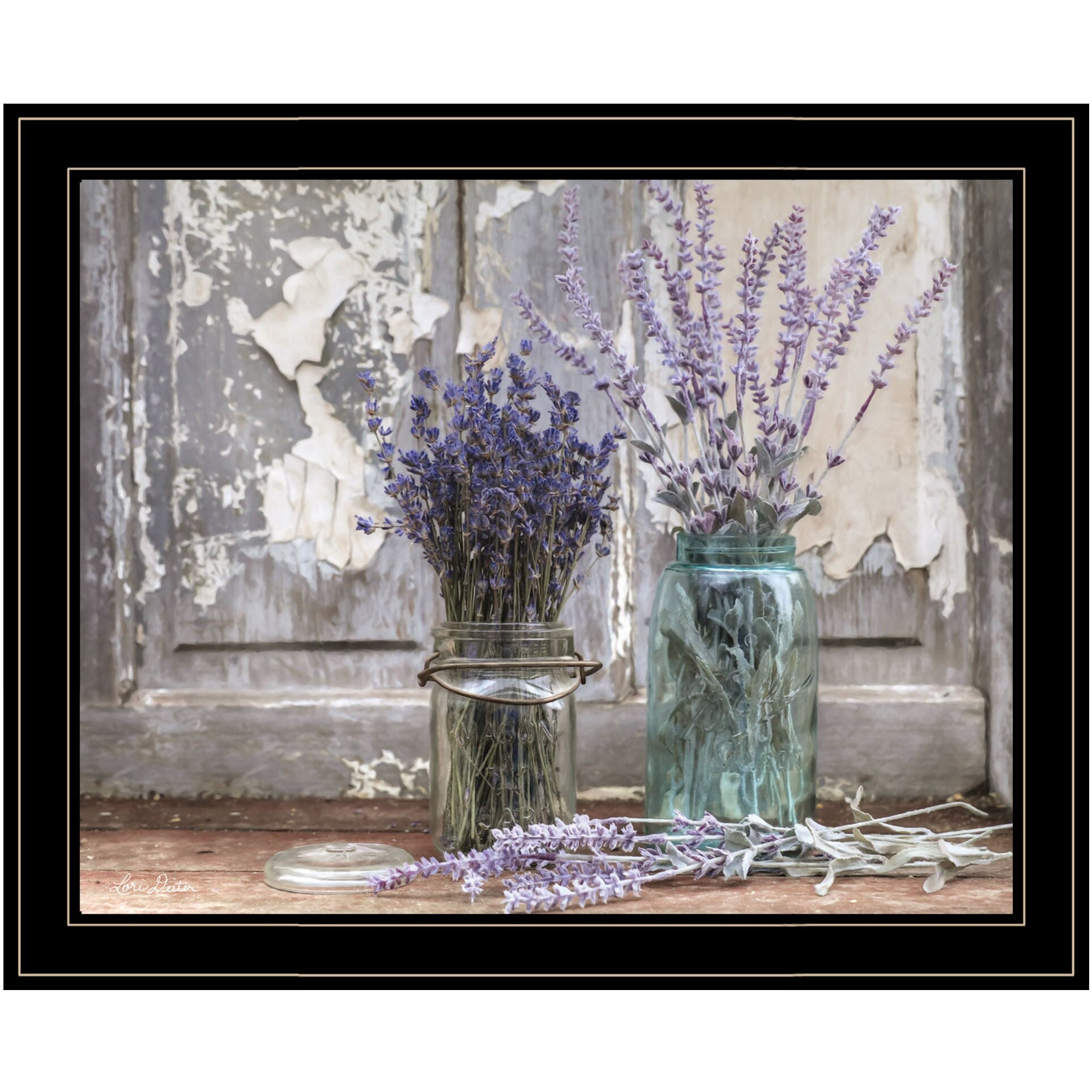 Abundance Of Beauty 2 Black Framed Print Wall Art
