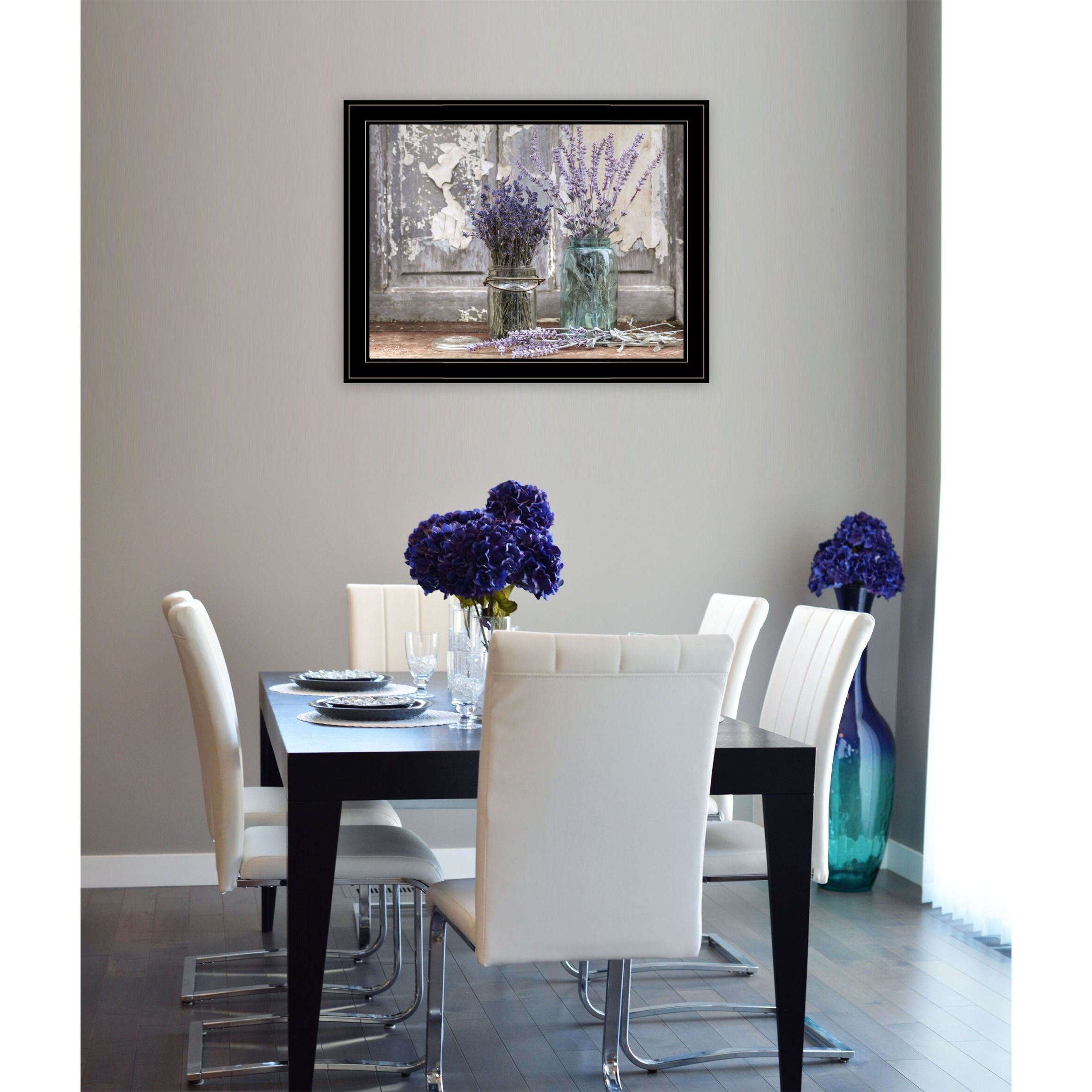 Abundance Of Beauty 2 Black Framed Print Wall Art