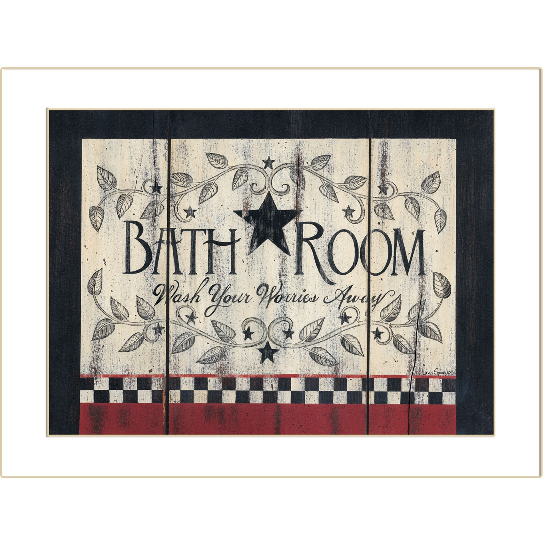 Bathroom 7 White Framed Print Wall Art