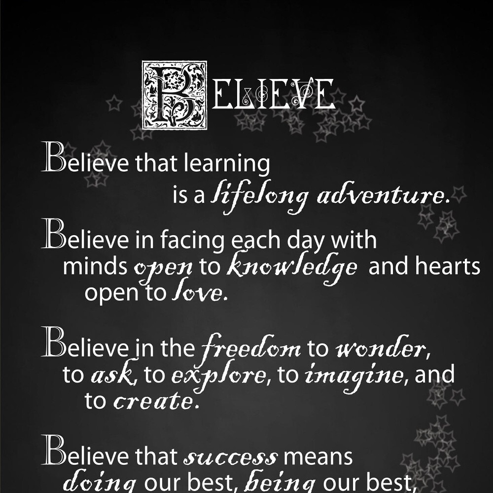 Believe 2 Black Framed Print Wall Art