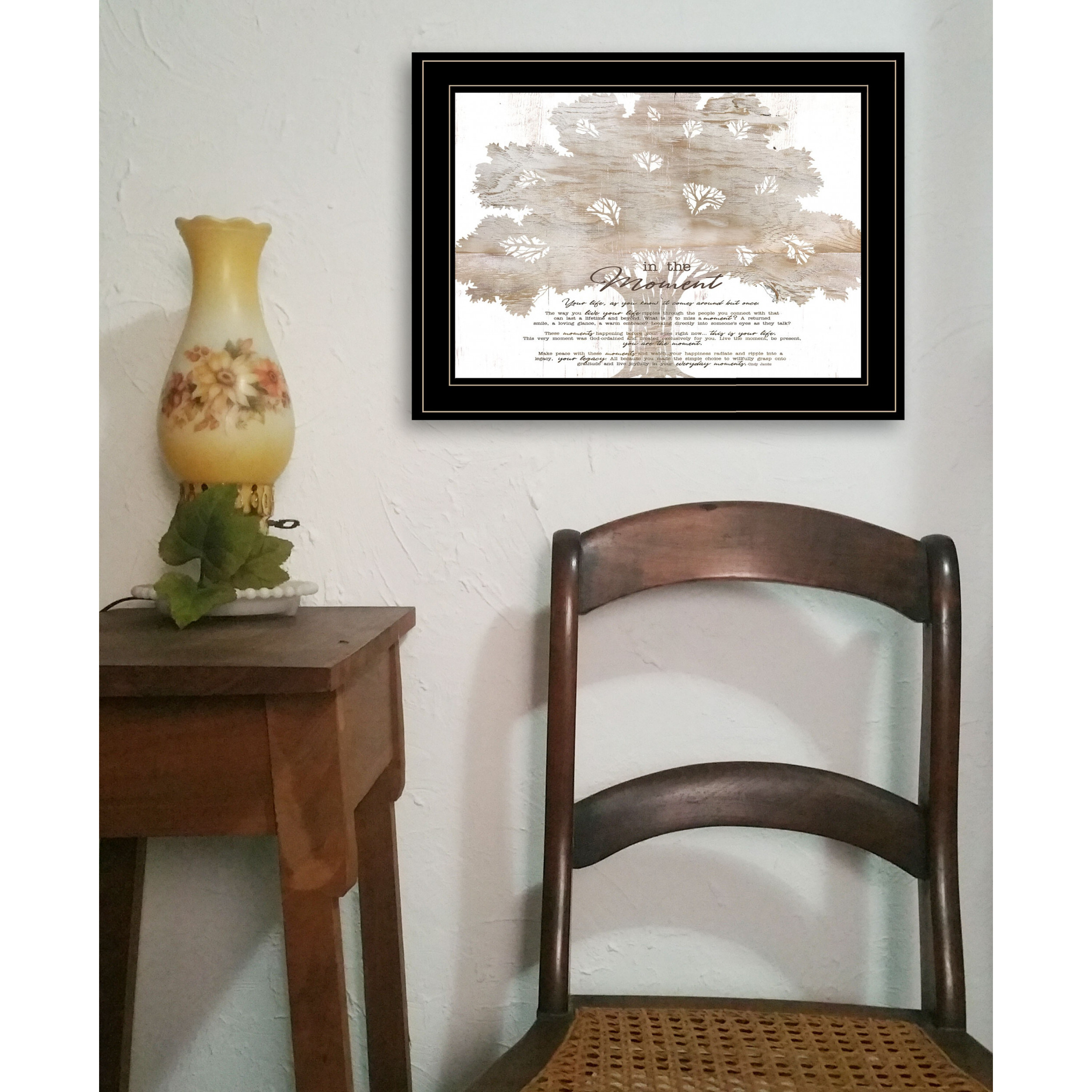 In The Moment 3 Black Framed Print Wall Art