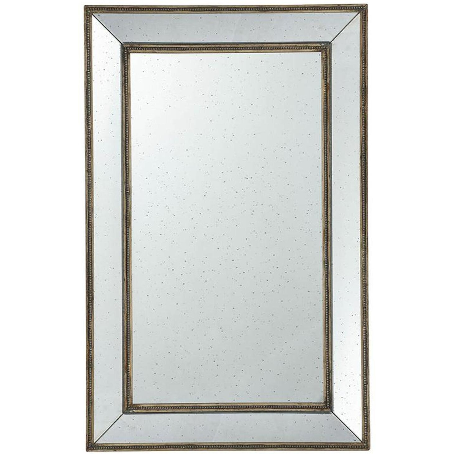 43"" X 28"" Rectangle Vintage Style Wall Mounted Accent Mirror