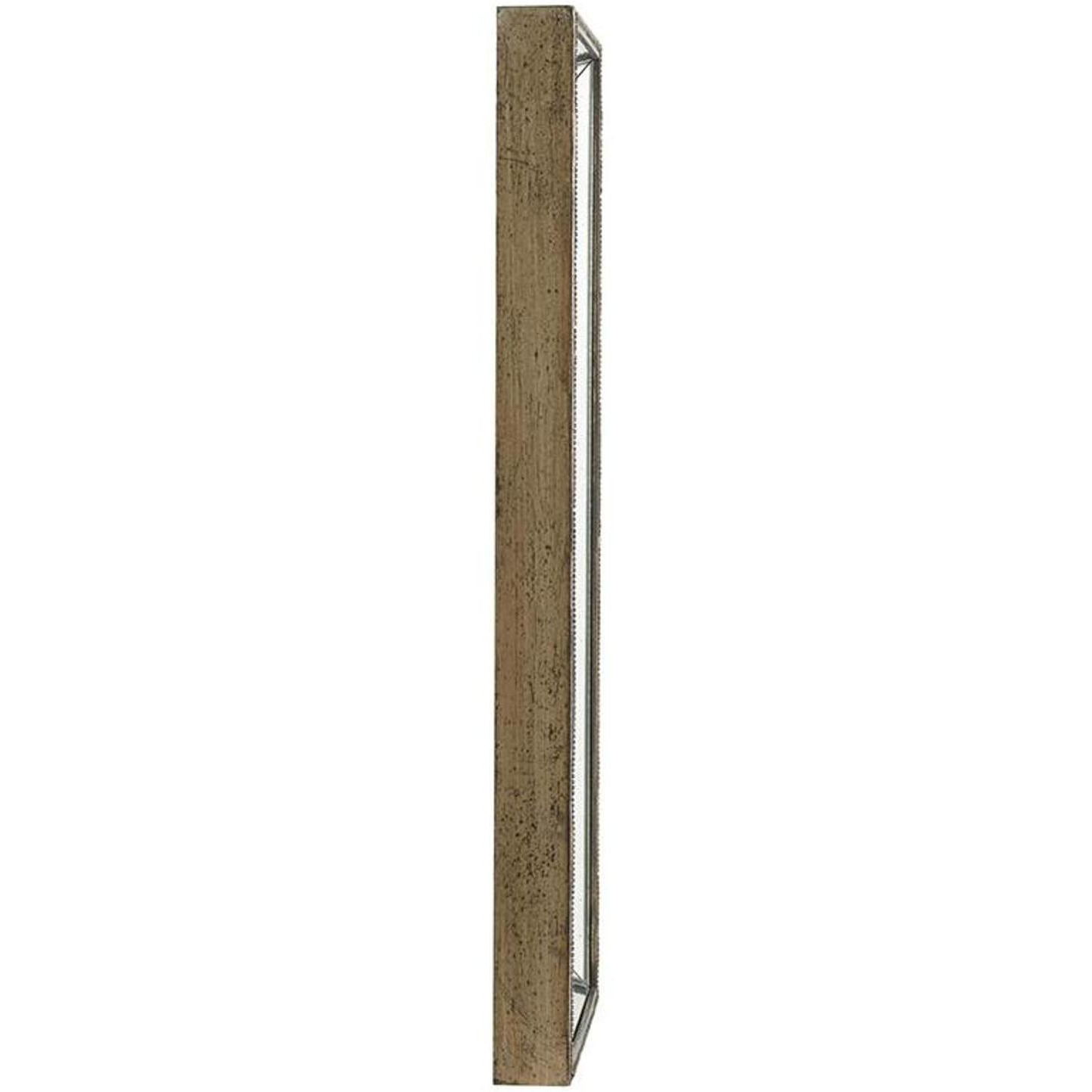 43"" X 28"" Rectangle Vintage Style Wall Mounted Accent Mirror