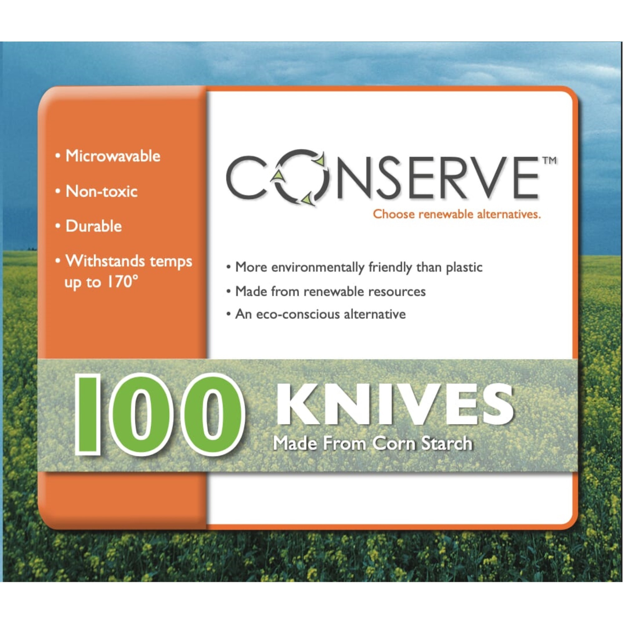 Conserve Knives White 100 Piece