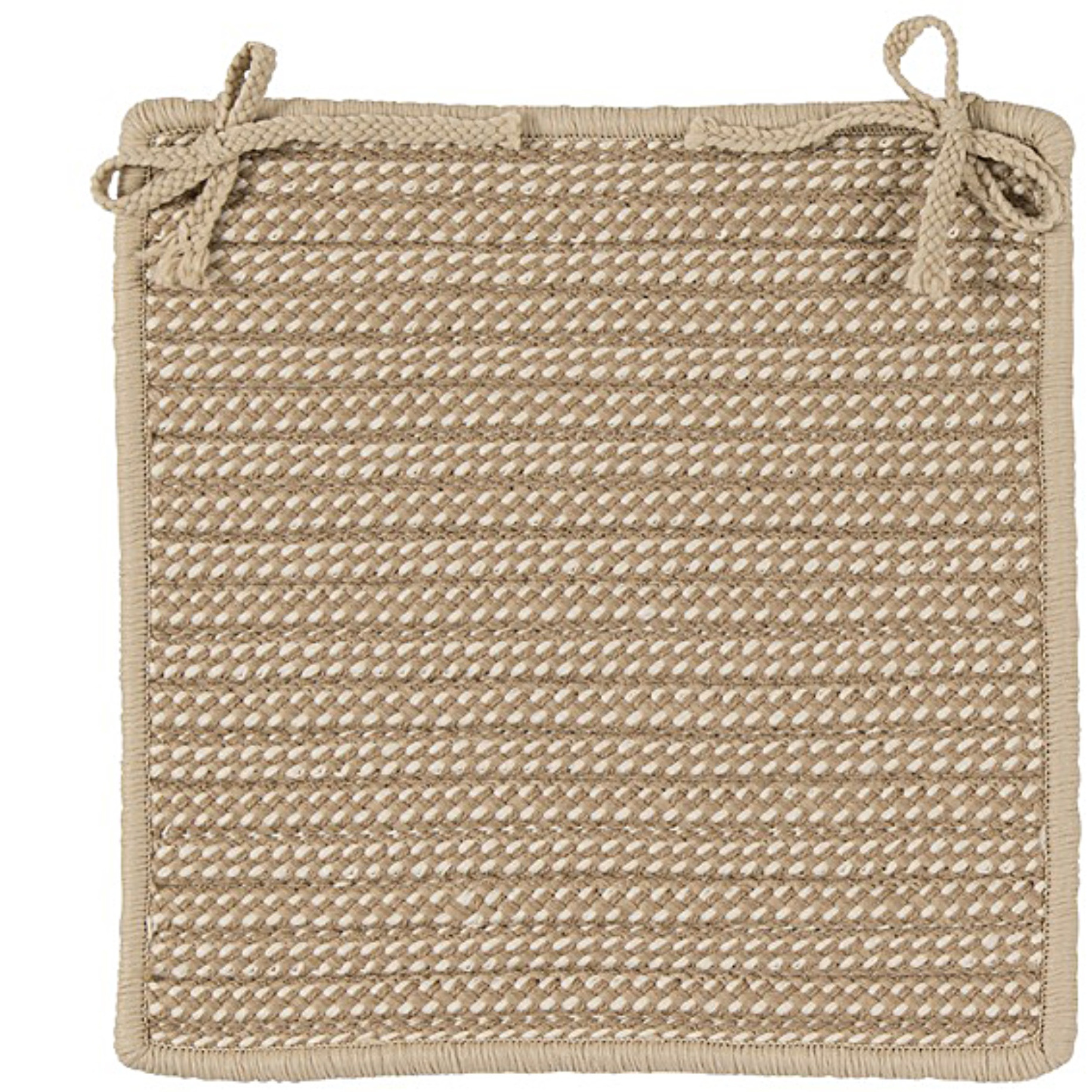Bt99A015X015Sx Boat House - Natural Chair Pad (Single) Chair Pad  100% Polypropylene - Chair Pad.