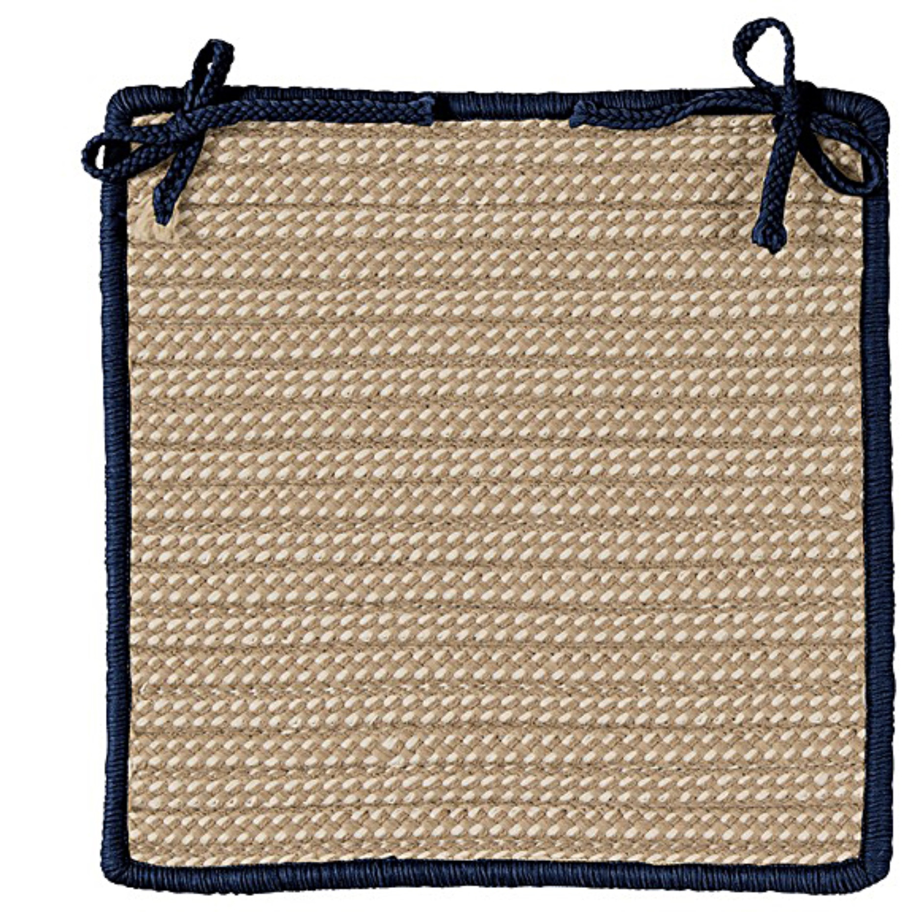 Bt59A015X015Sx Boat House - Navy Chair Pad (Single) Chair Pad  100% Polypropylene - Chair Pad.
