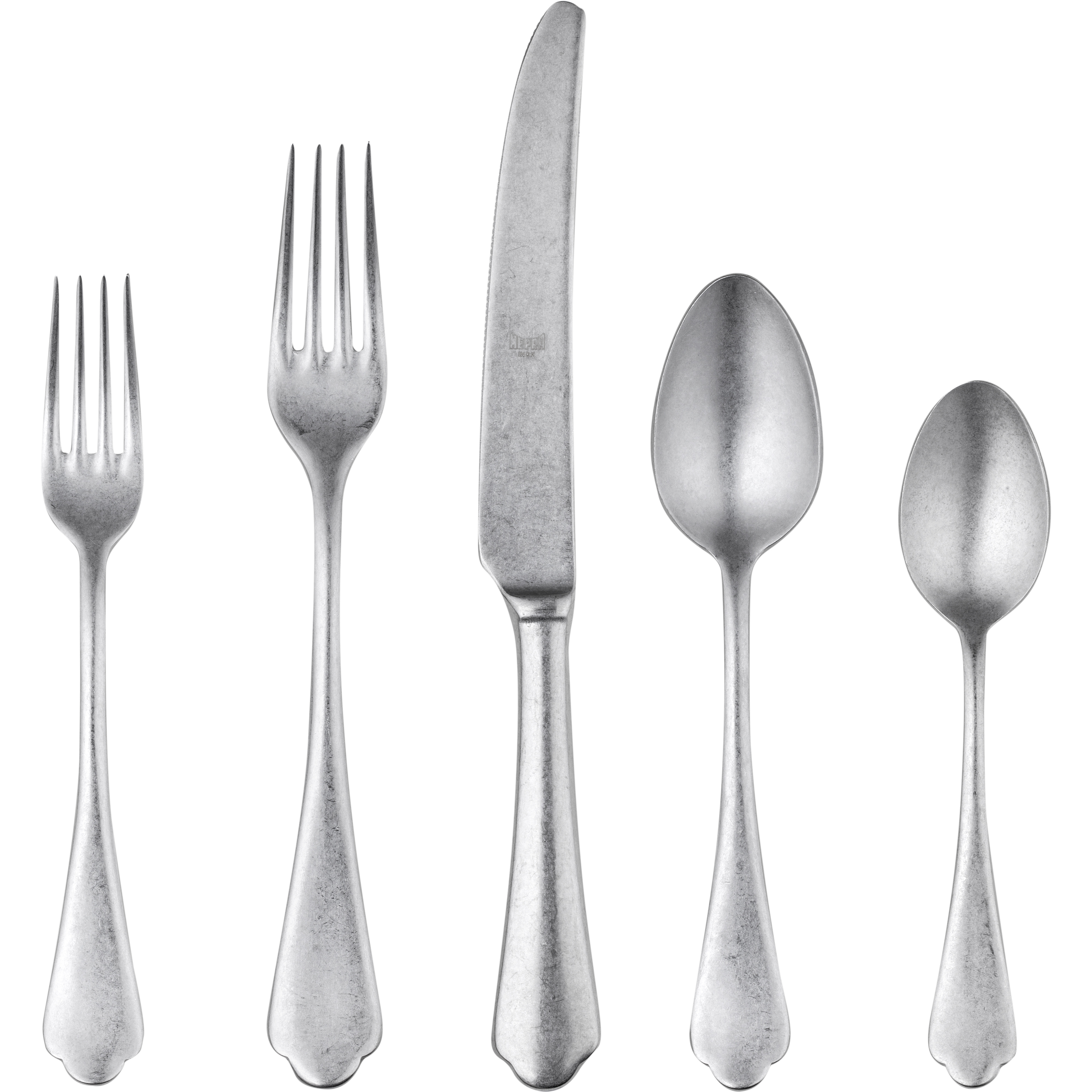 Dolce Vita 5-Piece Flatware Set  Pewter