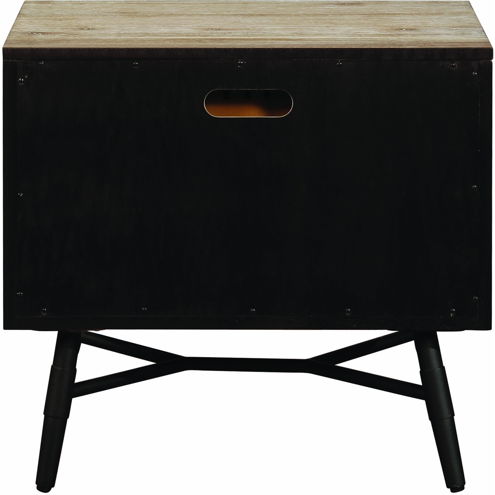 Marlow 2-Drawer Nightstand Rough Sawn Multi