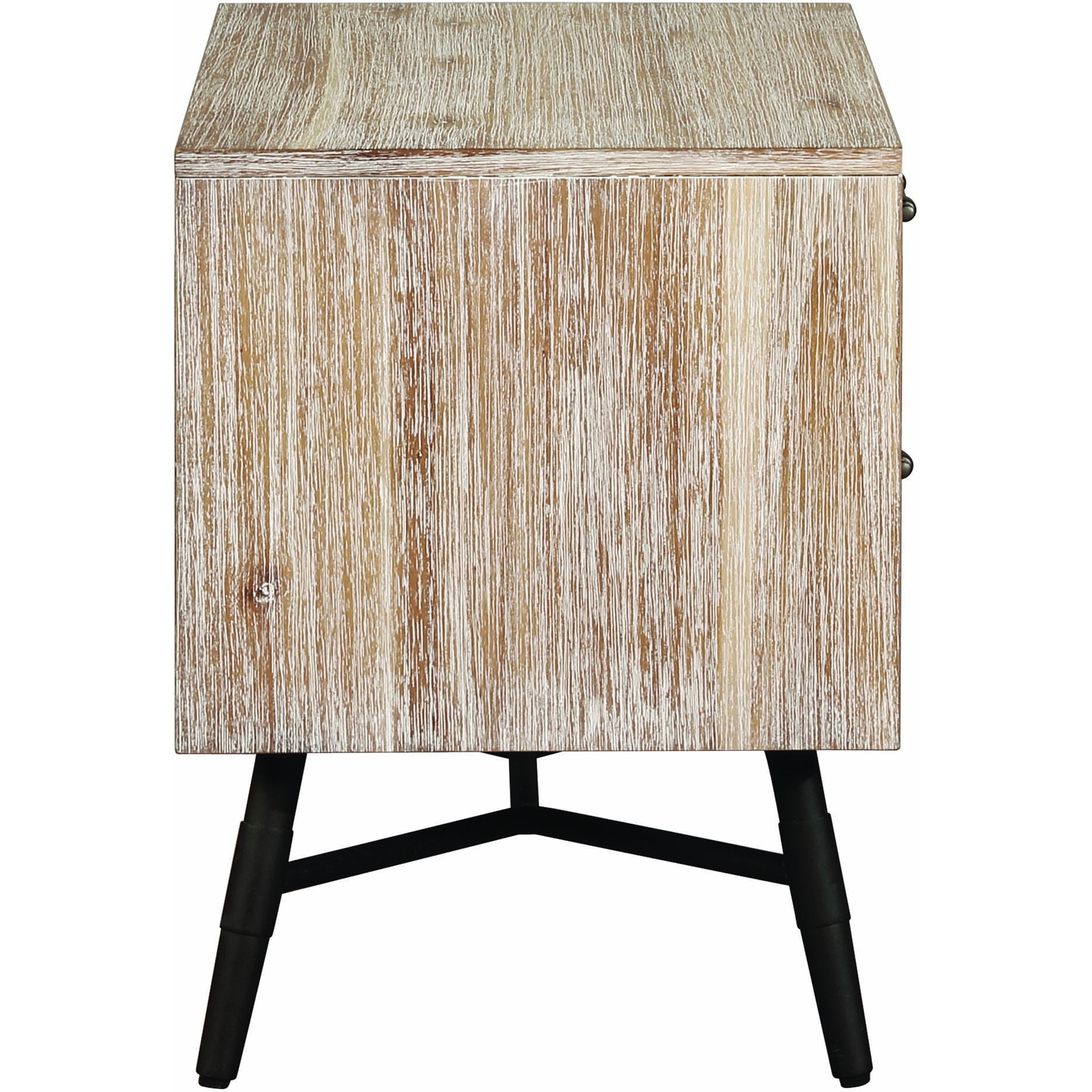 Marlow 2-Drawer Nightstand Rough Sawn Multi