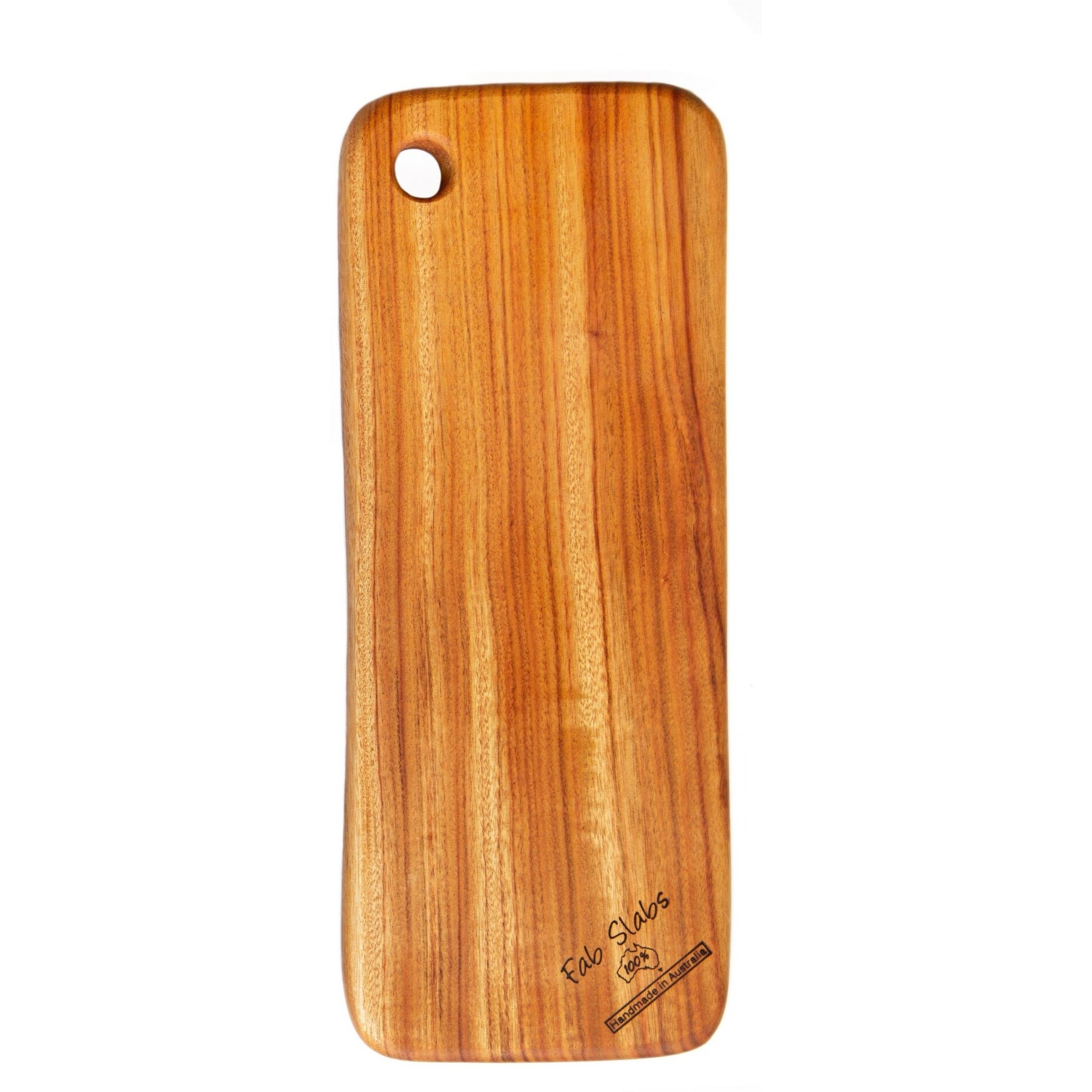 Natural Rounded Rectangle Narrow Anti-Bacterial Cutting Board
