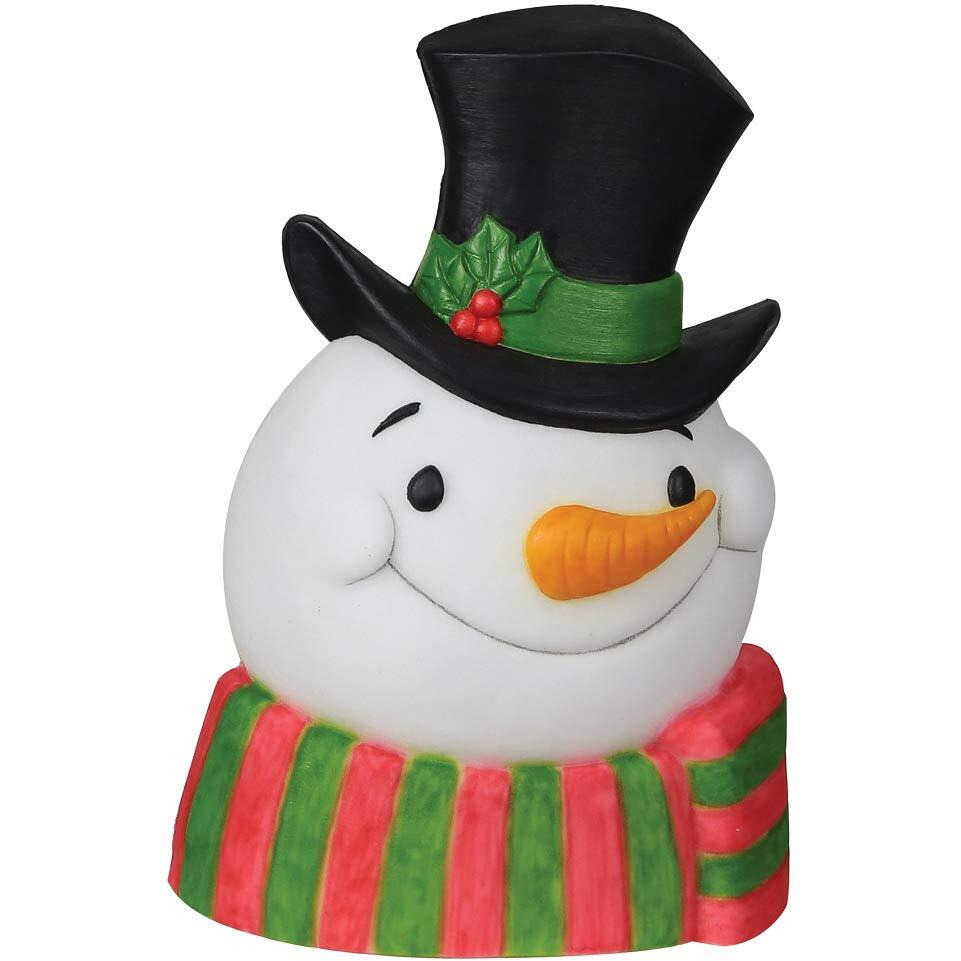 Snowman Plaque With Sound & Lights