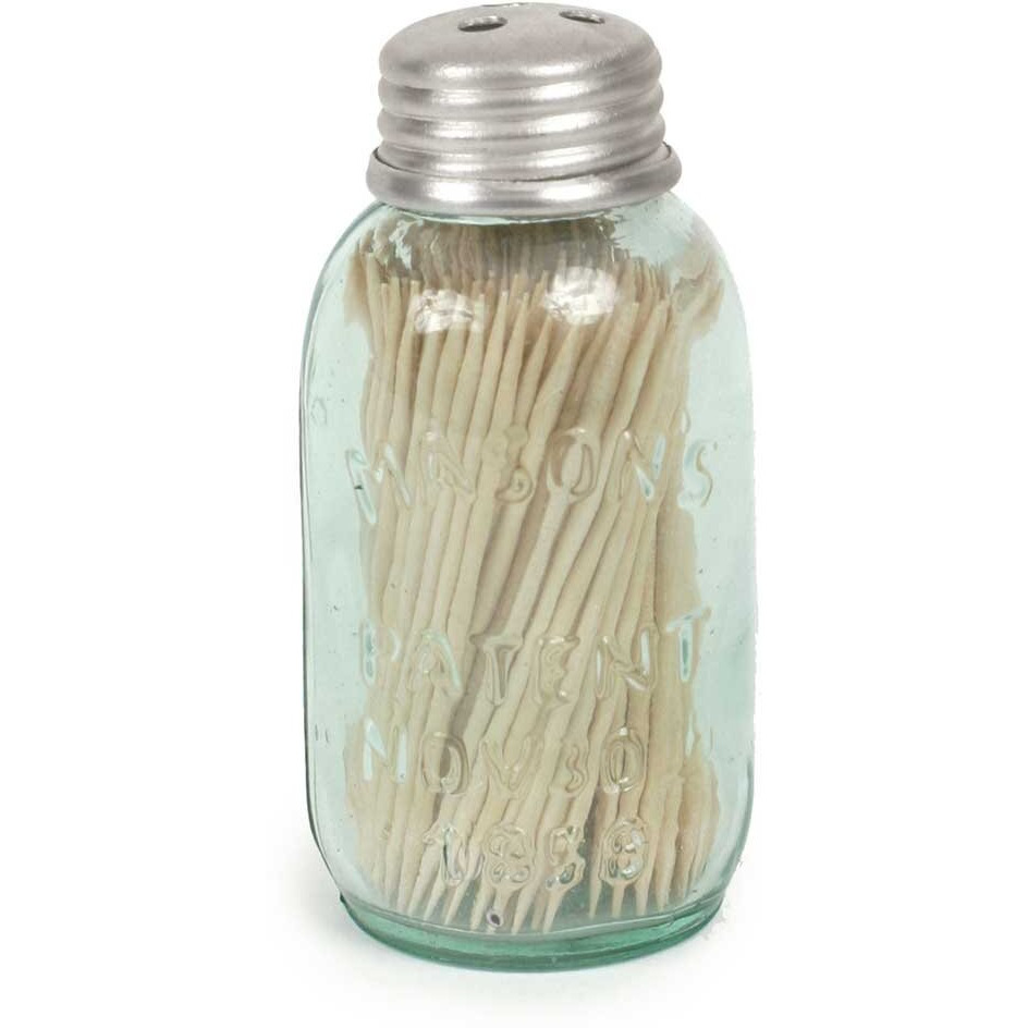 Mason Jar Toothpick Shaker - Box of 6