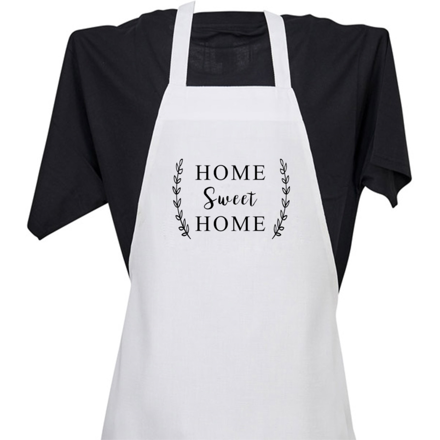 APRON HOME SWEET HOME (WHEAT)