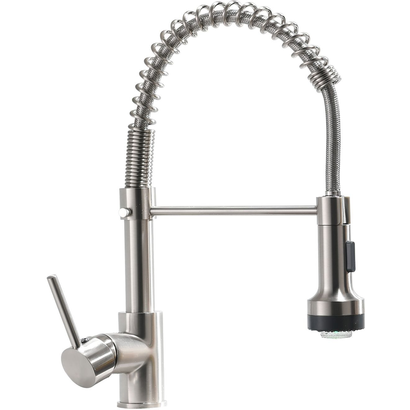 New Single Handle Pull-Down Sprayer LED Kitchen Faucet(D0102H5QTLJ)