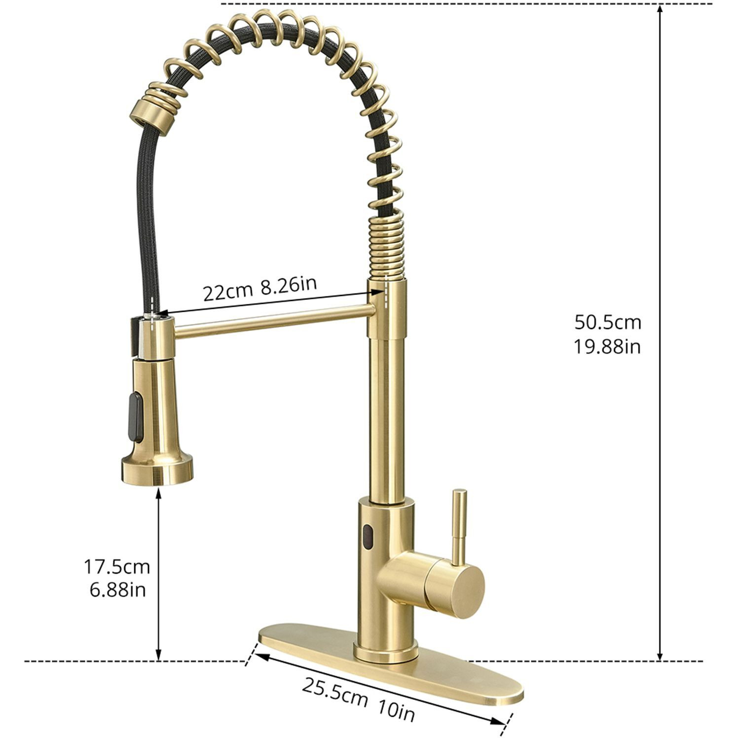 New sensor kitchen faucet Single Handle Pull-Down Sprayer Kitchen Faucet(D0102H5QUg2)