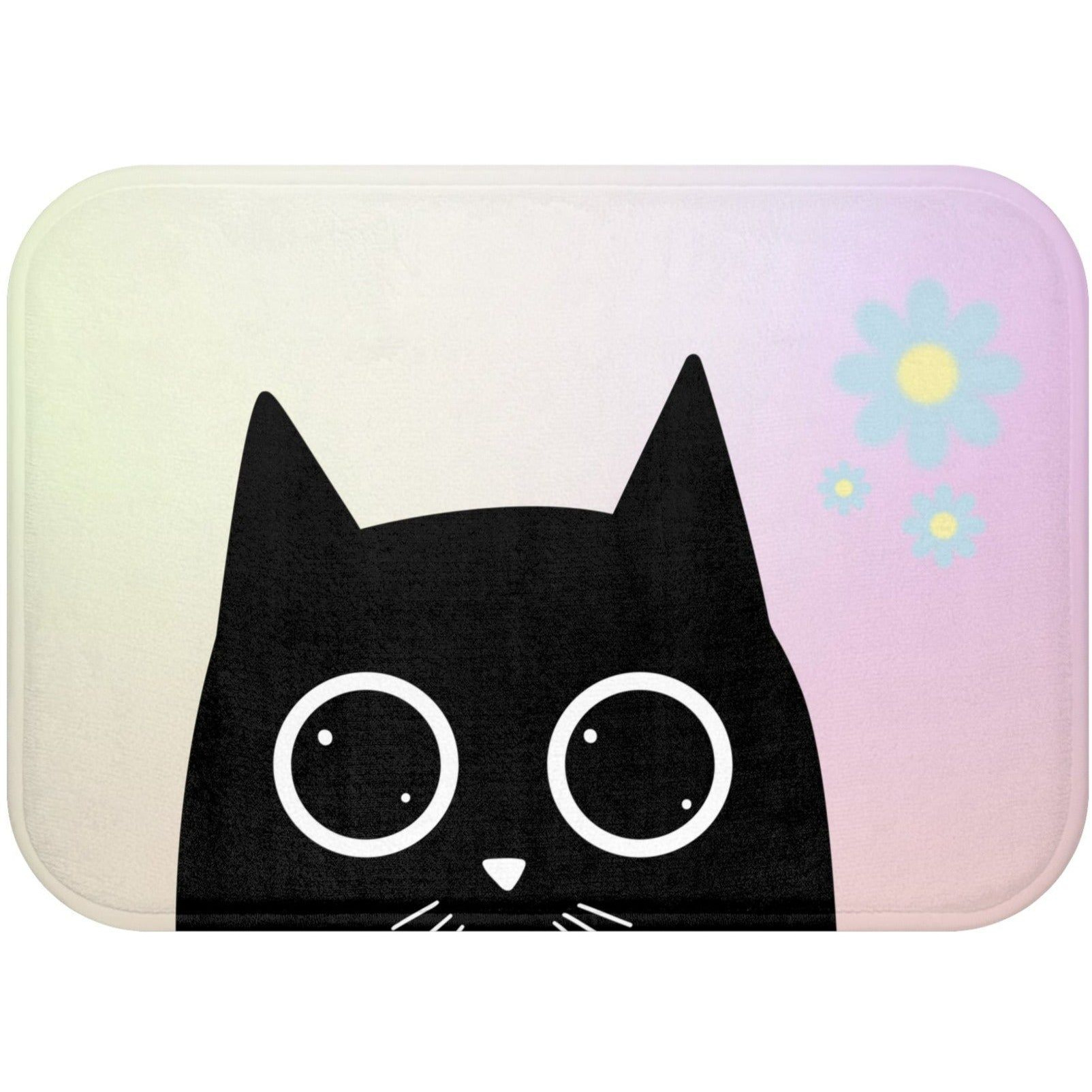 Adorable cat Anime Bath Mat(D0102HgALYW)