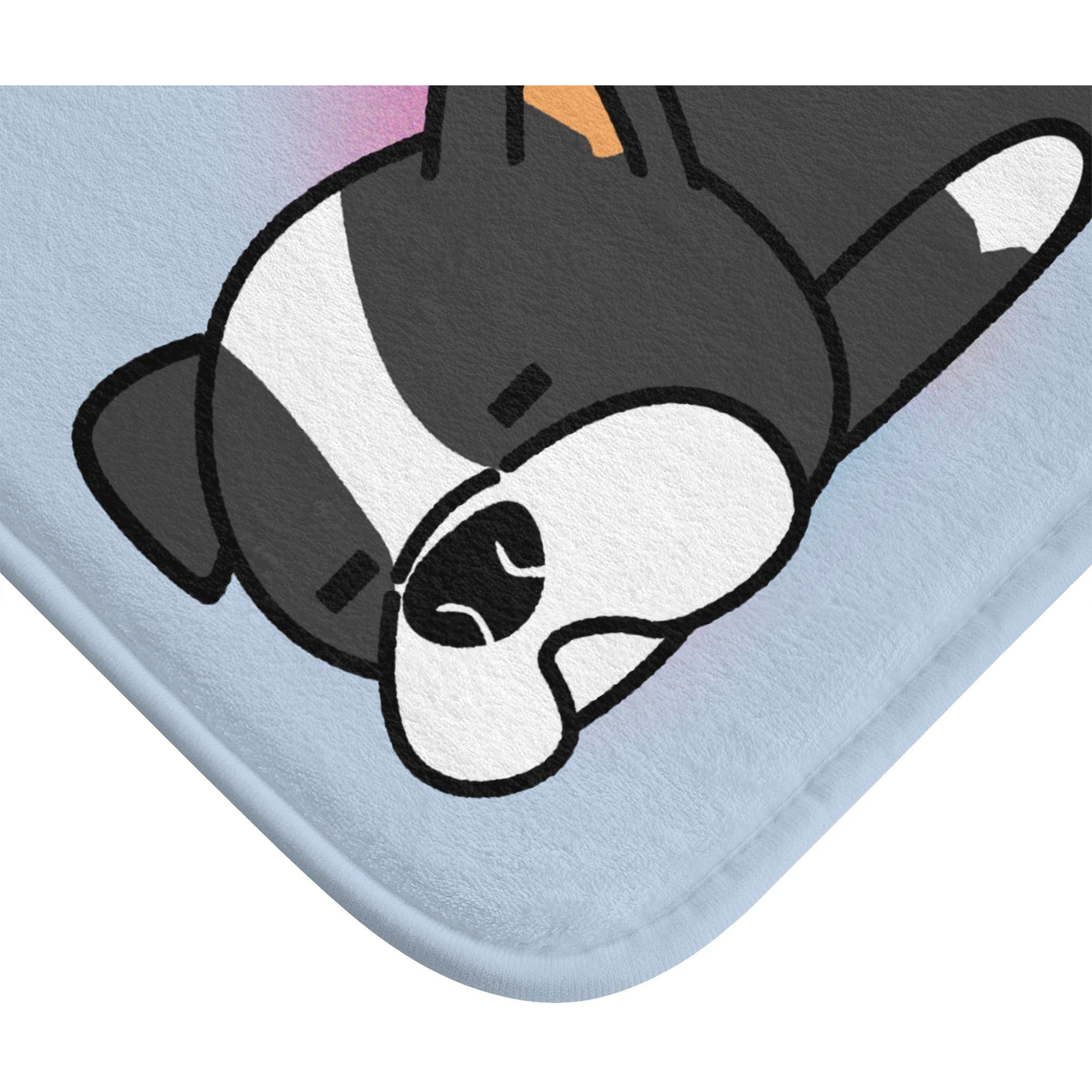 Adorable Sleeping Puppy Bath Mat(D0102HgAL1W)