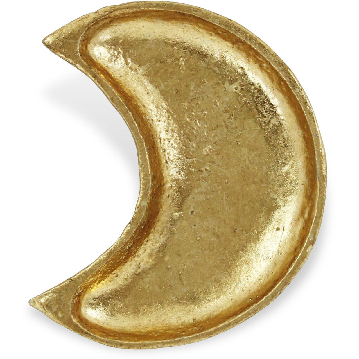 7 gold crescent Metal Handmade Vanity Tray