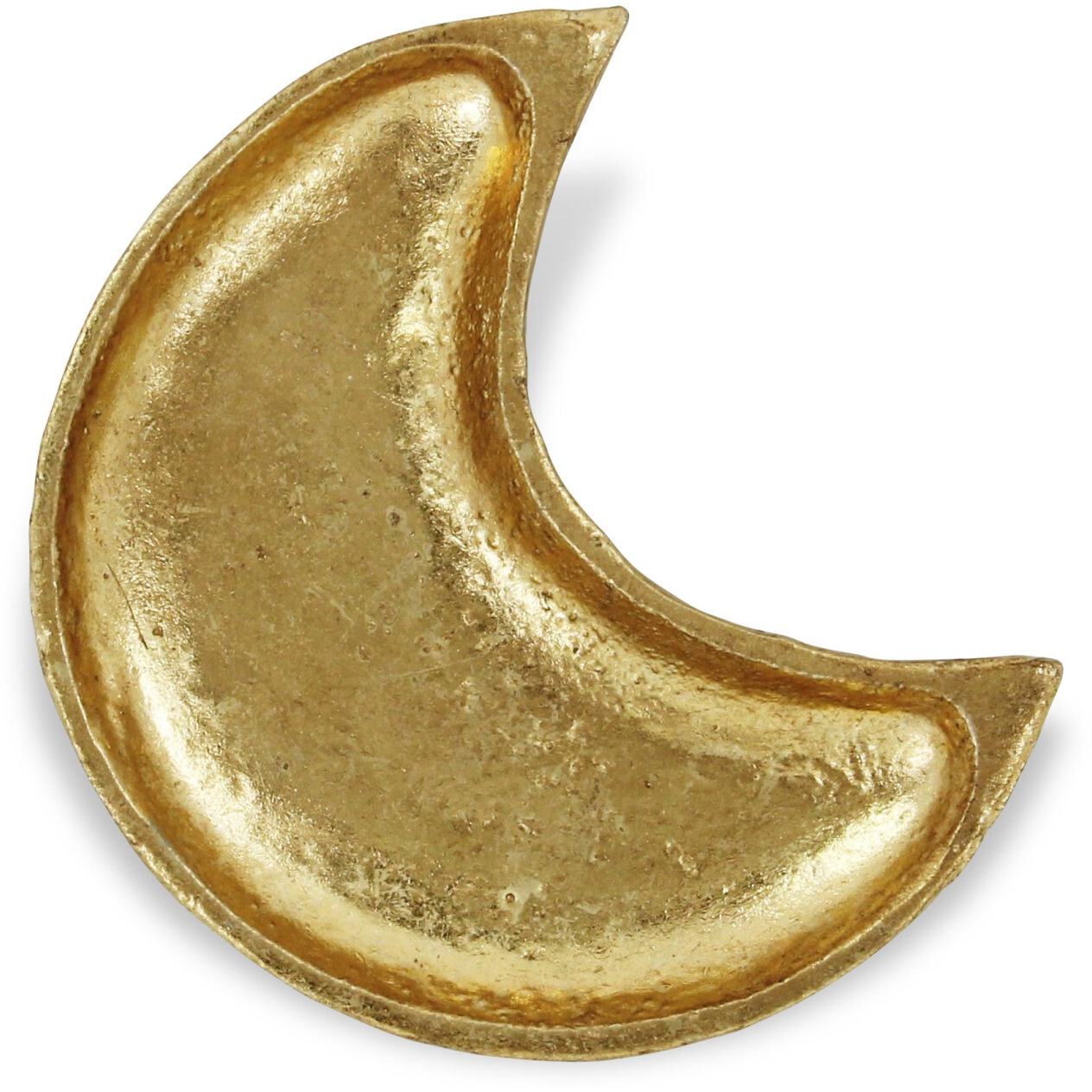7 gold crescent Metal Handmade Vanity Tray