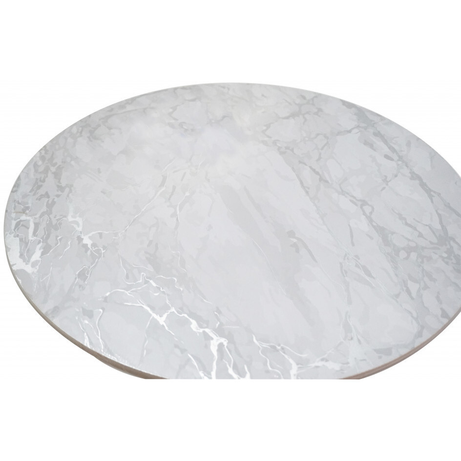 Set of Two Silver Swirl cork Round Indoor Outdoor Placemats