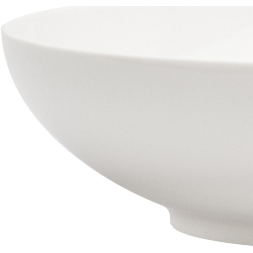 White Six Piece Porcelain Service For Six Bowl Set