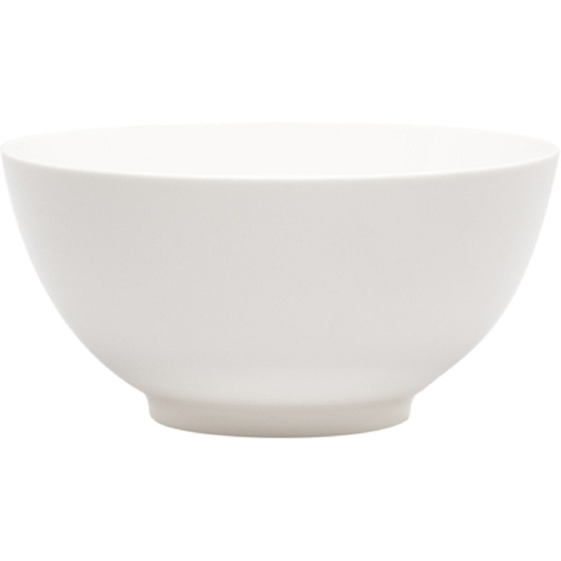 White Porcelain Large Round Serve Bowl