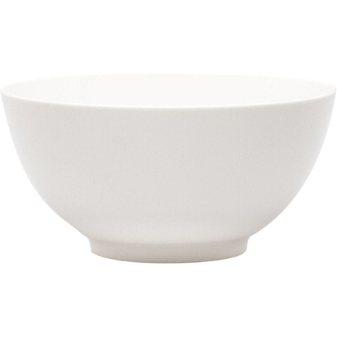 White Porcelain Large Round Serve Bowl
