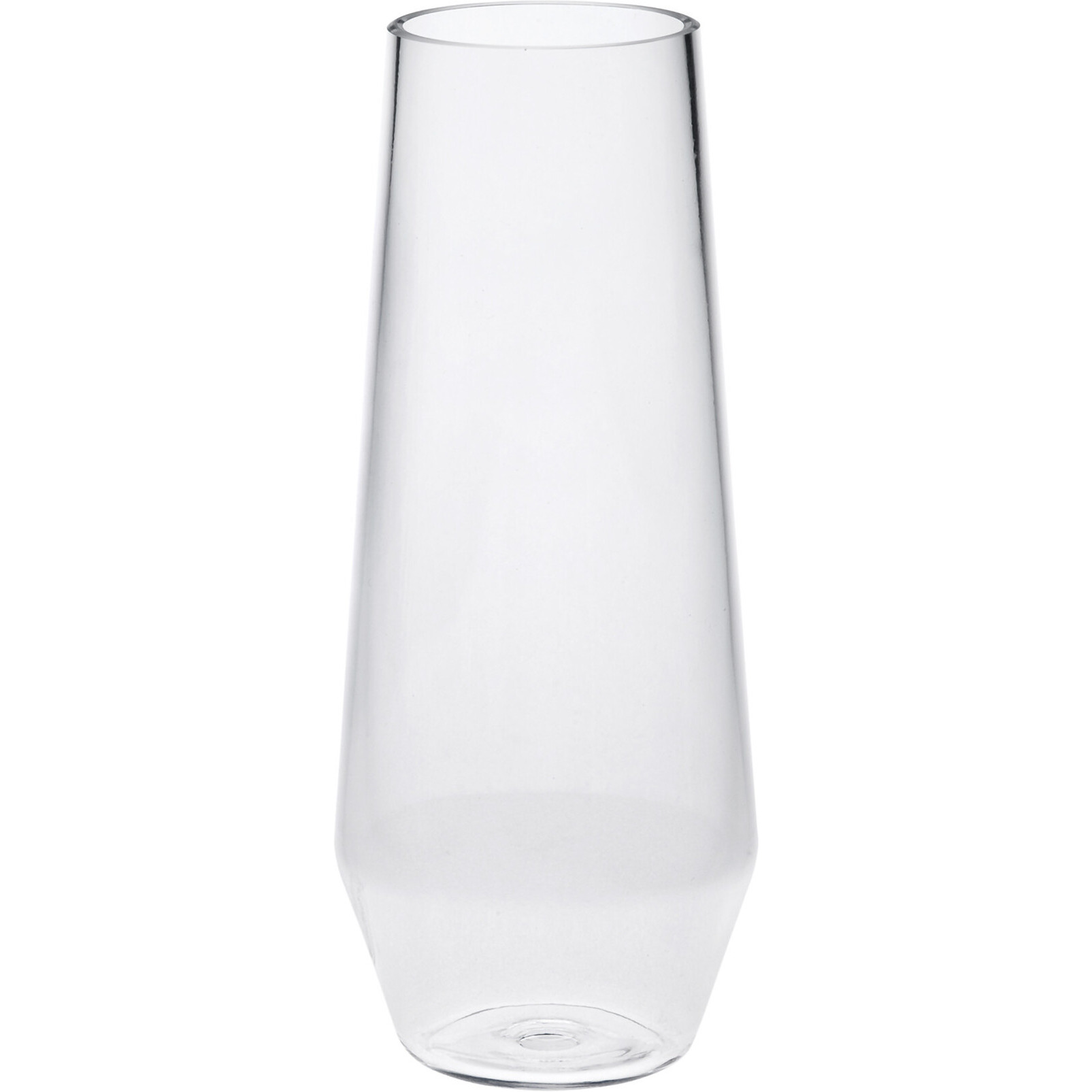Set of Four Clear Tritan Plastic Stemmed All Purpose Wine Glass