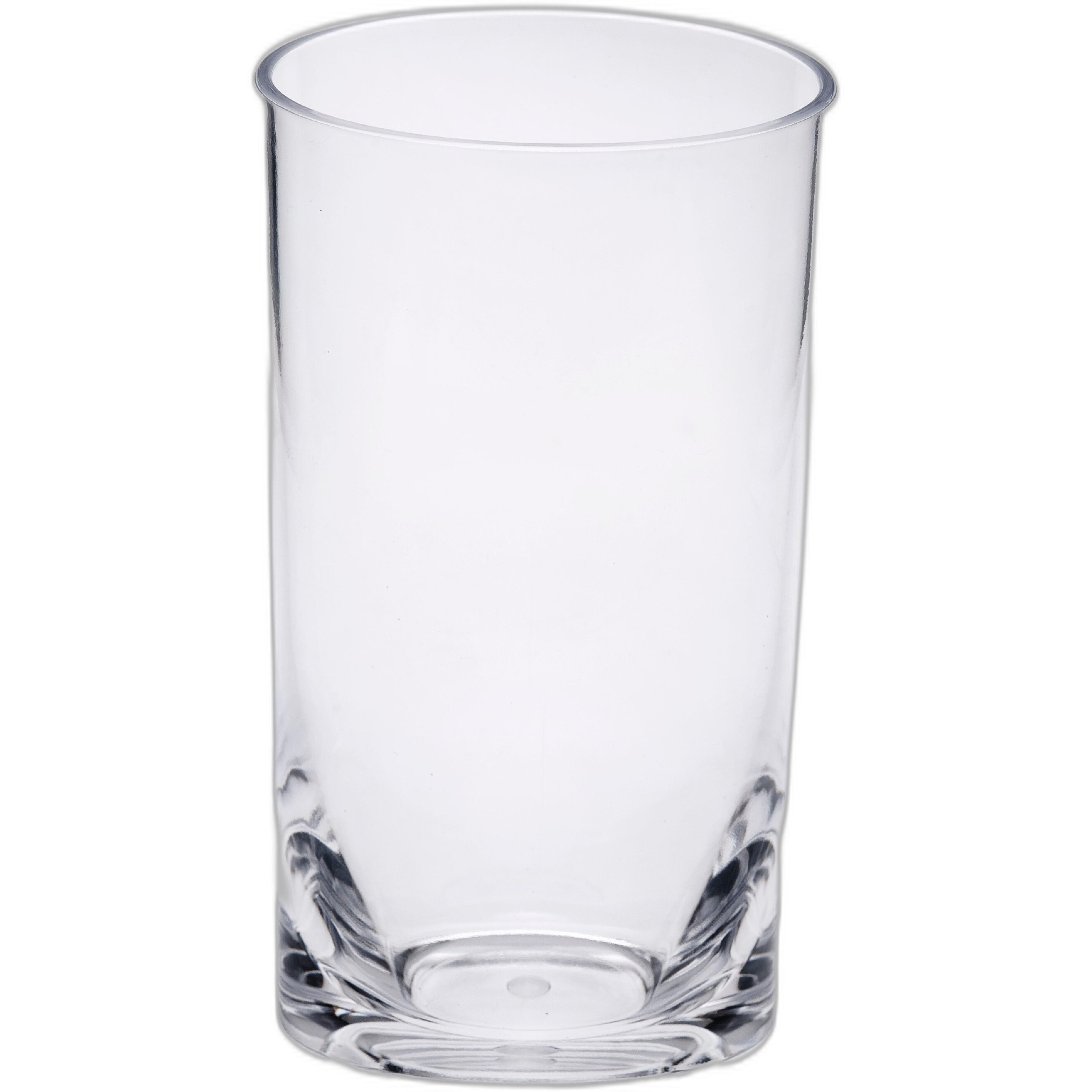 Set of Four Clear Acrylic Stemless Highball Glass