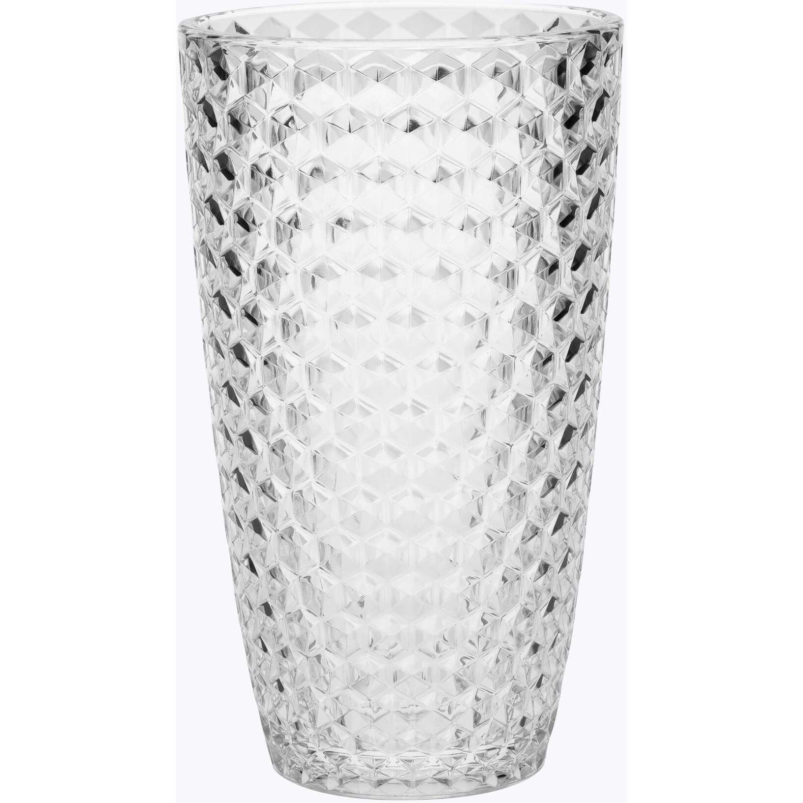 Set of Four Clear Acrylic Stemless Highball Glass