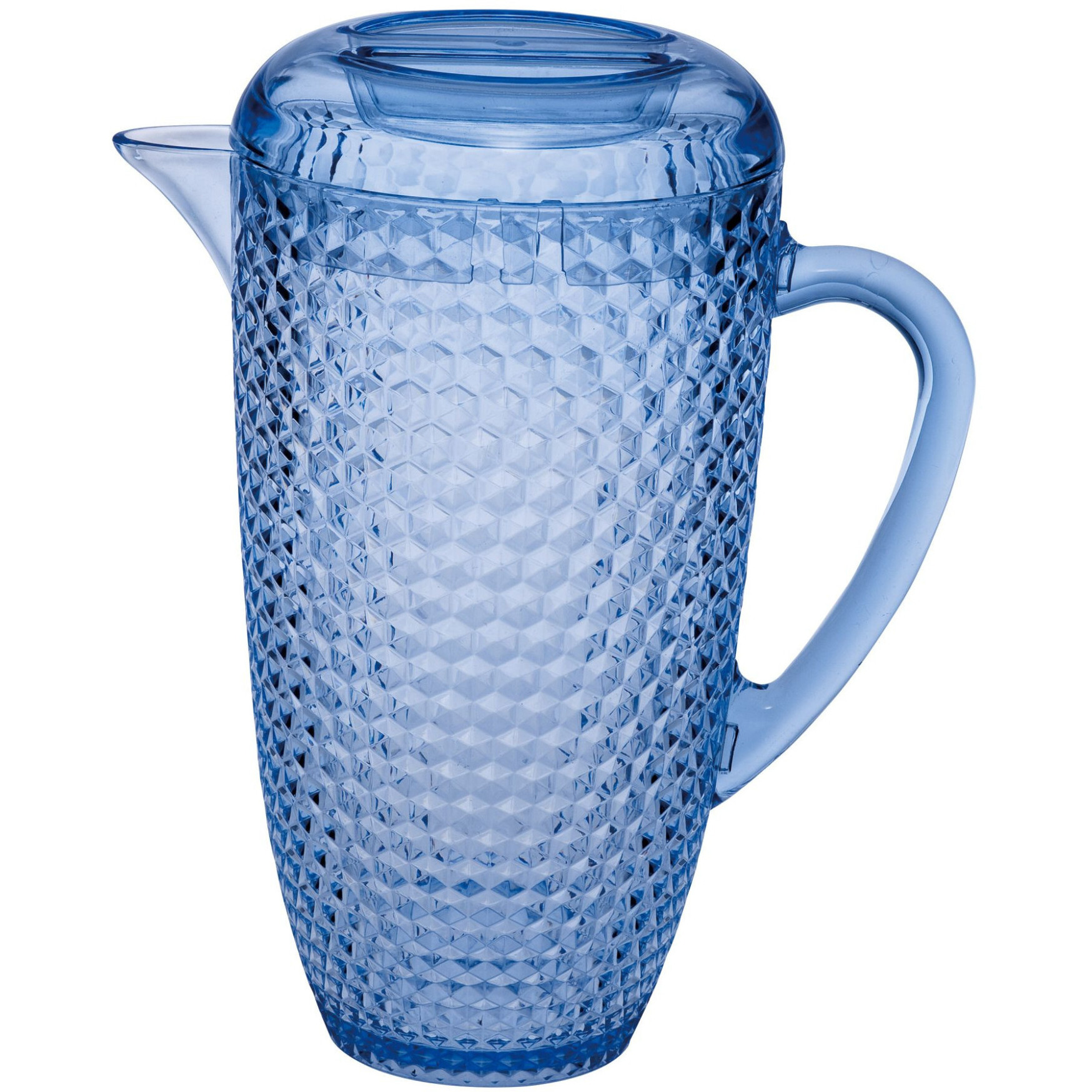 2.5 Quart Blue Diamond Acrylic Pitcher