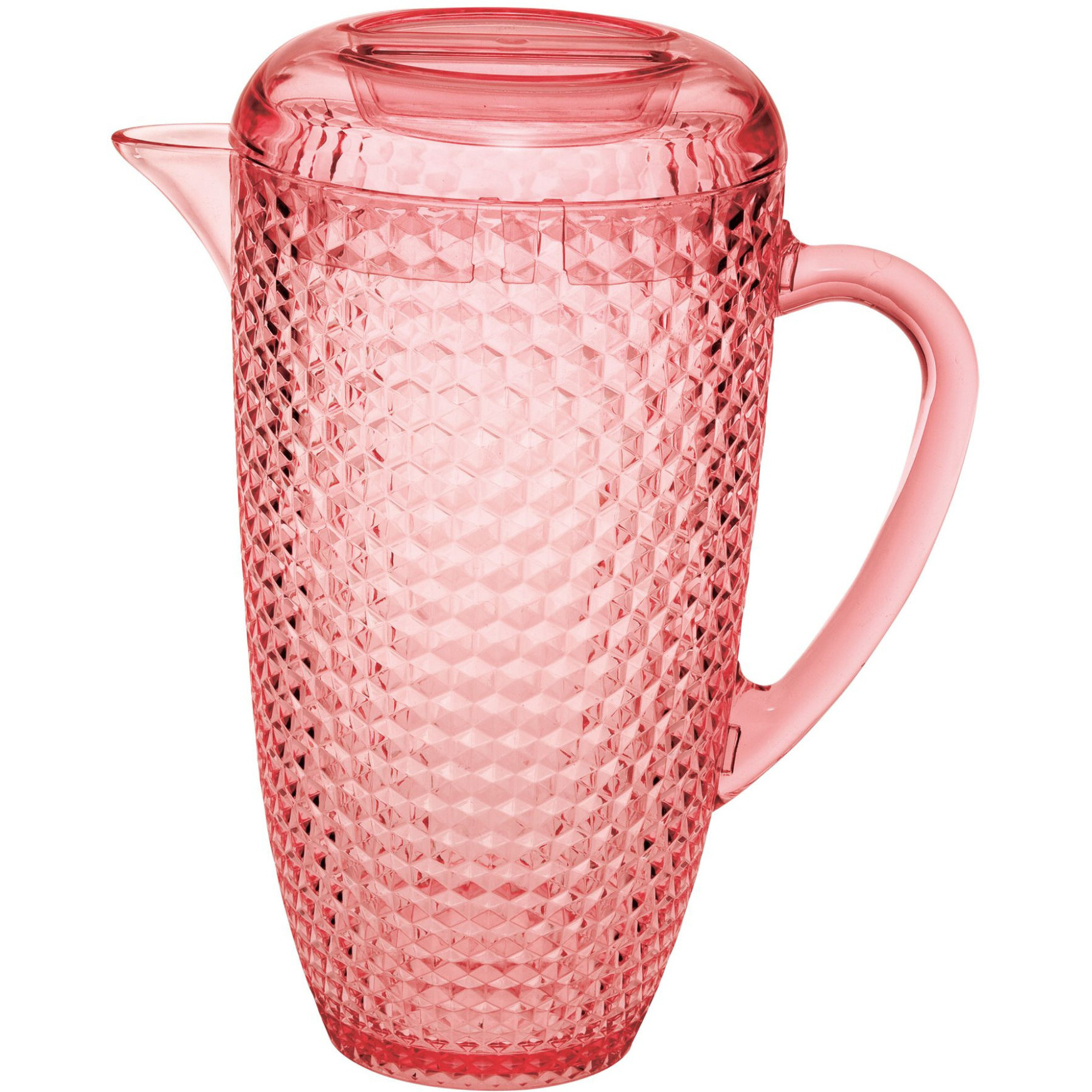 2.5 Quart Pink Diamond Acrylic Pitcher