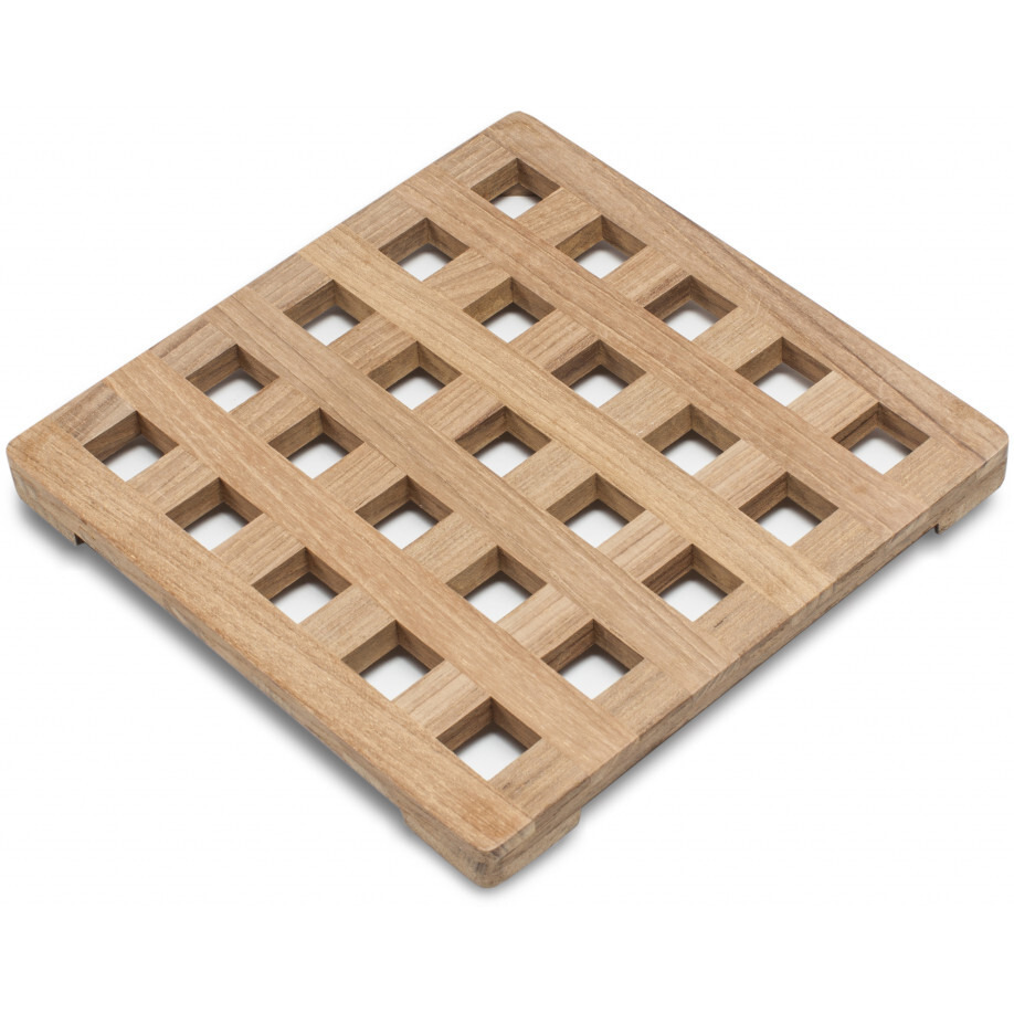 8.00 " Square Wood Trivet