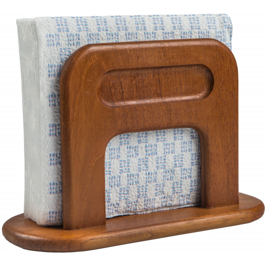 Free Standing 8.25 " Wood Napkin Holder