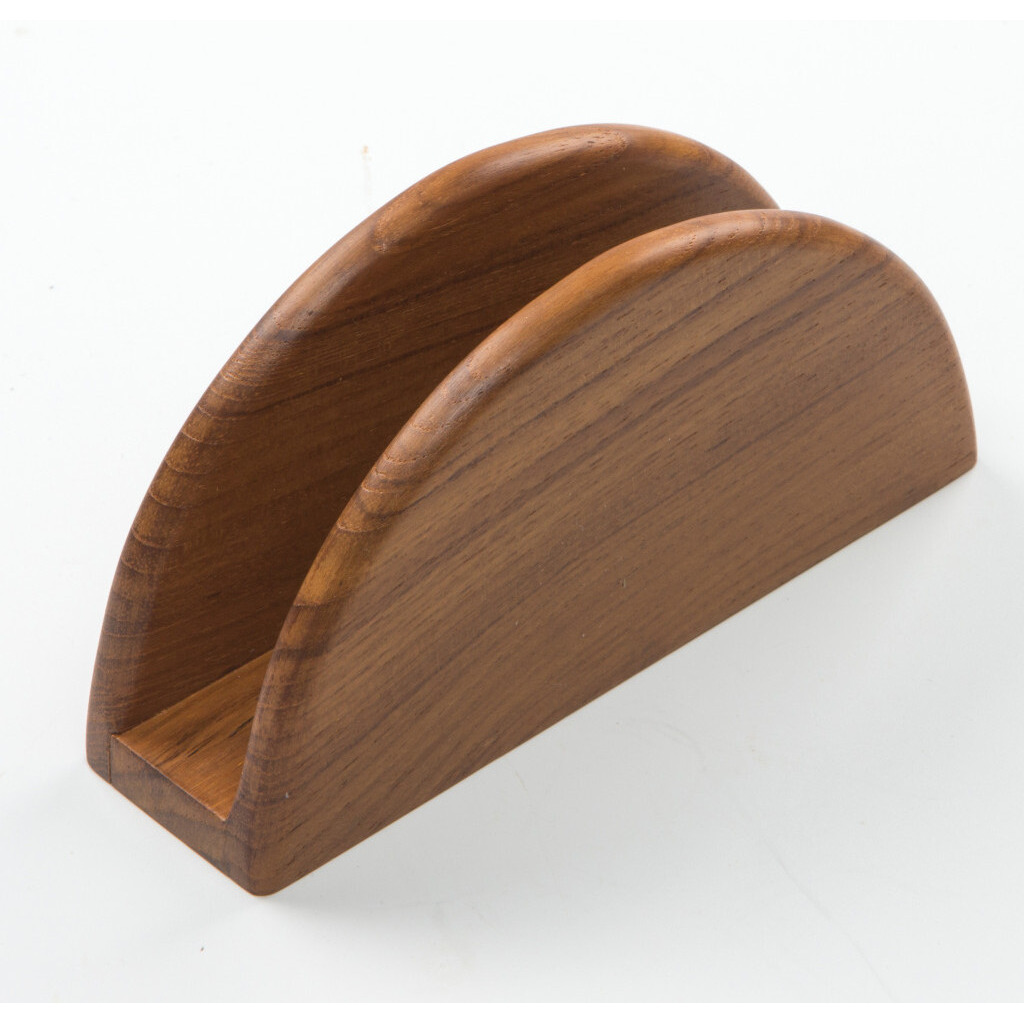 Free Standing 5.88 " Wood Napkin Holder